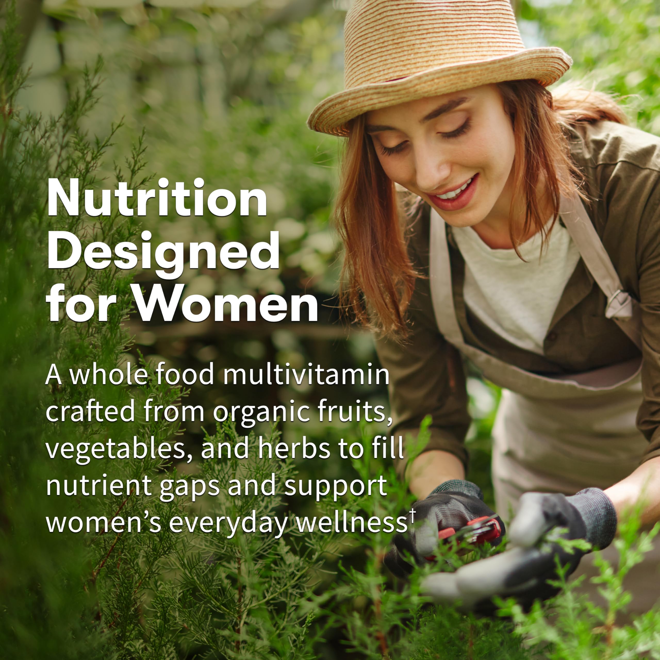 Garden of Life Organics Multivitamin for Women - Women's Once Daily Multi - Whole Food Multi with Iron, Biotin, Vegan Organic Womens Multivitamin Garden of LifeUS supplements