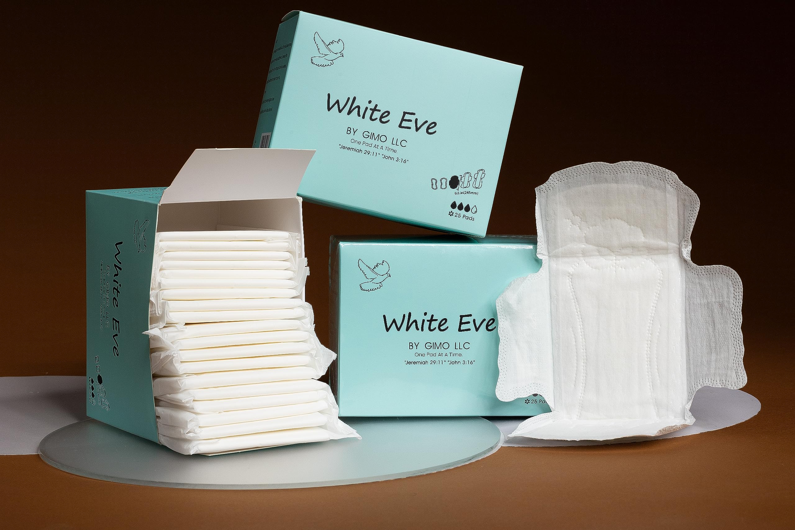 WHITE EVE Sanitary Pad Ultra Thin Sanitary Pads for Women with Fast Absorption and Leak Guard WHITE EVEAu supplements