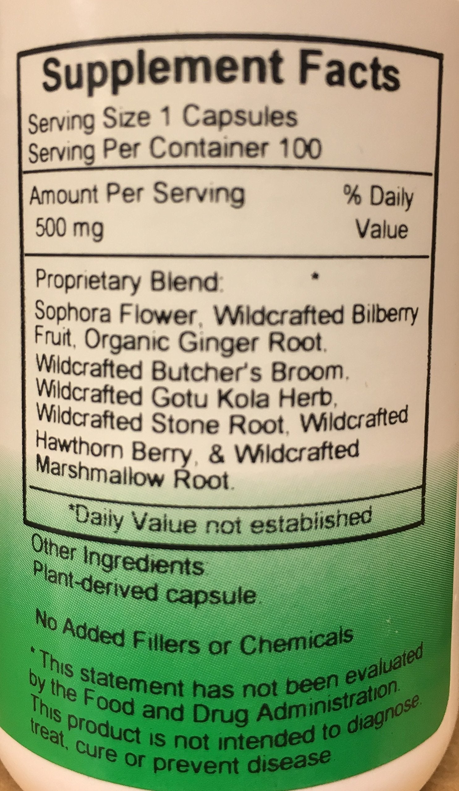 Christopher's Original Formulas V-Vein – 100 Vegetarian Capsules – Unique Herbal Blend – Developed by Master Herbalist David Christopher Christopher's Original FormulasAu supplements