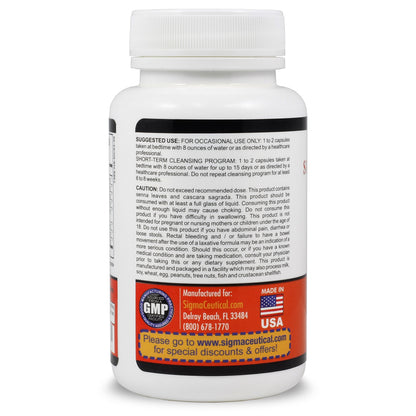 Sigmaceutical 1 Day Colon Cleanse - Detox Cleanse - Bowel Cleanse & Laxative - Bowel Detox SigmaceuticalUS supplements