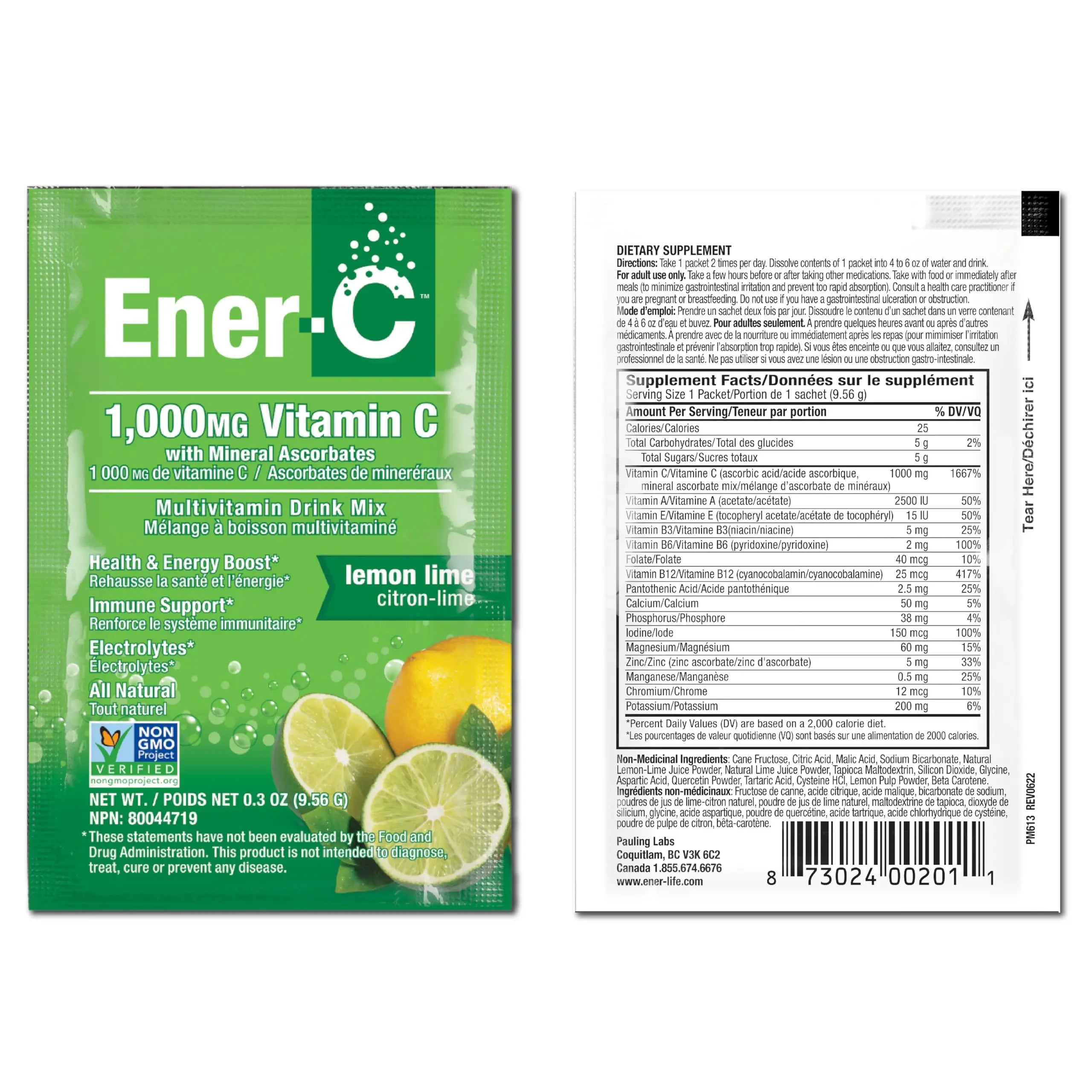 Ener-C Multivitamin Drink Mix - Vitamin Packets for Water, Electrolytes Powder Packets, Vitamin Drink Mix, Hydration Liquid Mix Ener-CAu supplements