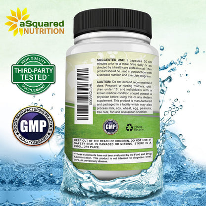 aSquared Nutrition Garcinia Cambogia 1600mg-180 Capsules-Natural Pure Extract Pills aSquared NutritionUS supplements