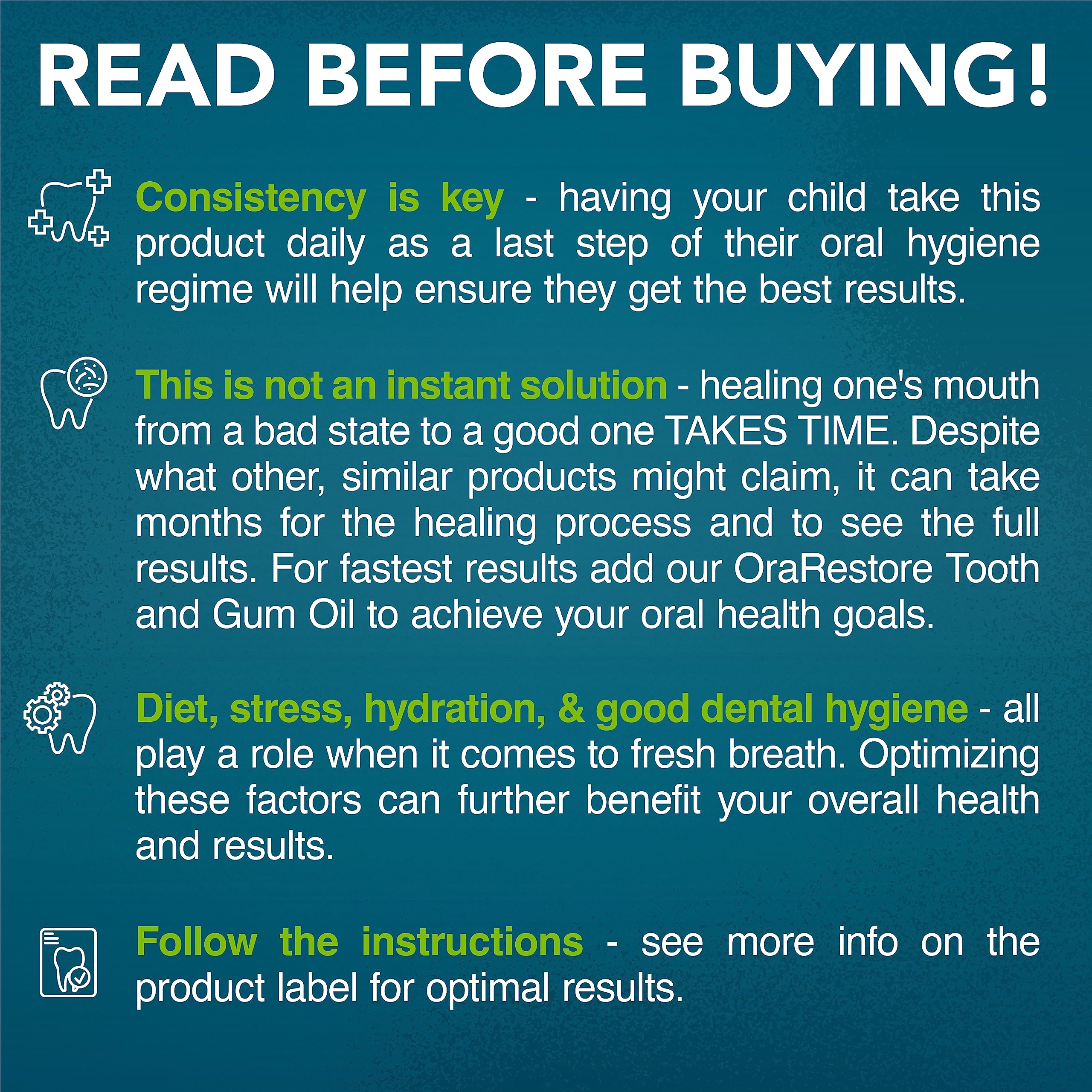 Oral Probiotics for Mouth Bad Breath Treatment for Adults: Dentist Formulated Advanced Great Oral HealthUS supplements