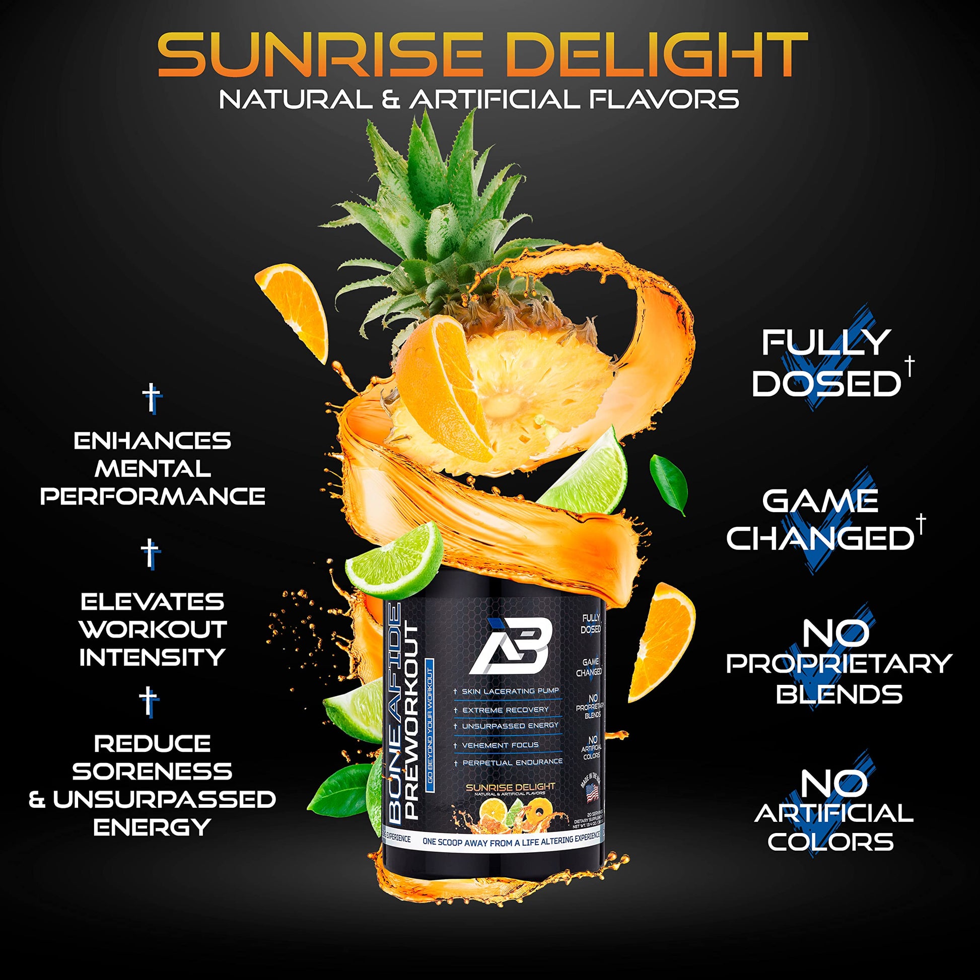 Boneafide Preworkout (Sunrise Delight) Boneafide NutritionAu supplements