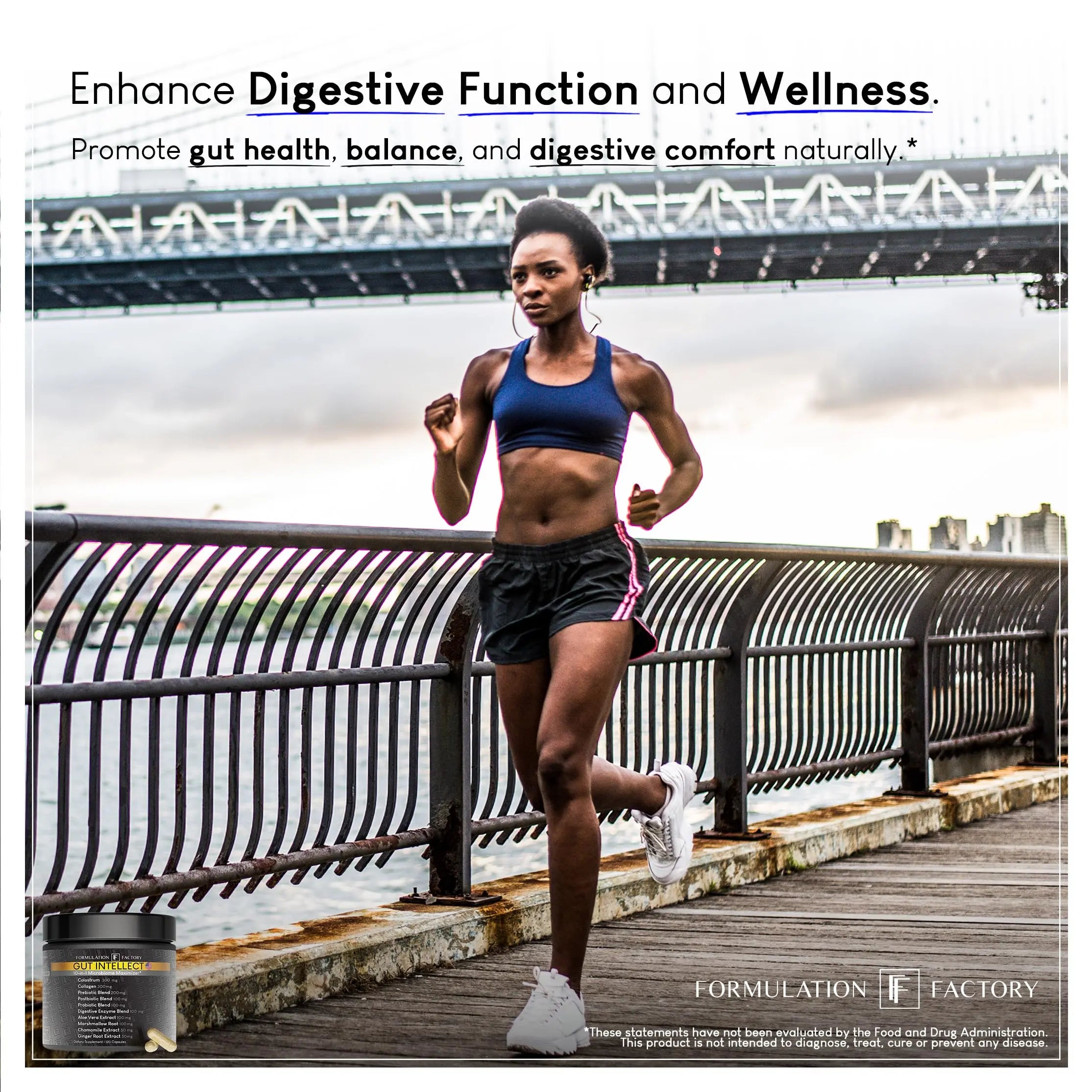Formulation Factory Probiotics for Women & Men - Gut Intellect 10-in-1 Digestive Enzymes with Prebiotics and Postbiotics - Total Gut Health Supplement - 120 Capsules, 2 Month Supply Formulation Factorynz supplements