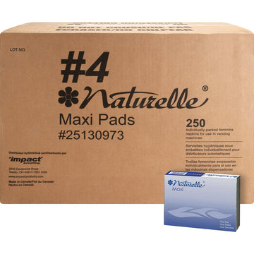 Impact Products 25130973 Maxi Pads, Naturelle, Regular, Vendor Refills, WE Rochester MidlandAu supplements