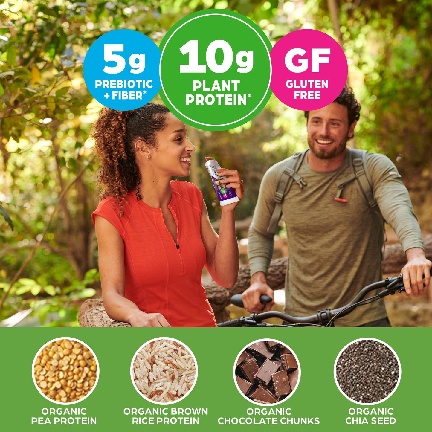 Orgain Organic Vegan Protein Bars, Smores - 10g Plant Based Protein, Gluten Free Snack OrgainUS supplements