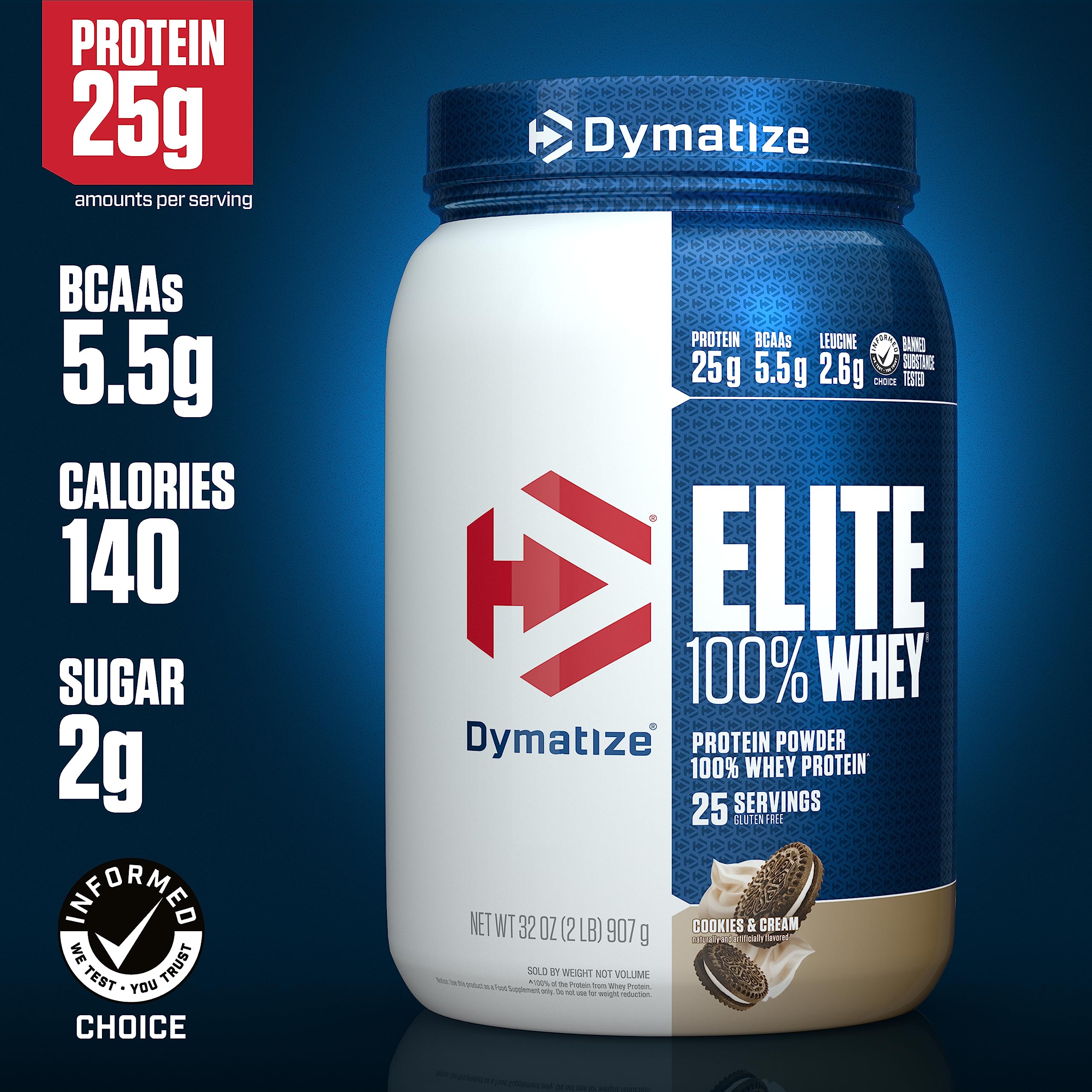 Dymatize Elite 100% Whey Protein Powder, Quick Absorbing & Fast Digesting for Optimal DymatizeUS supplements