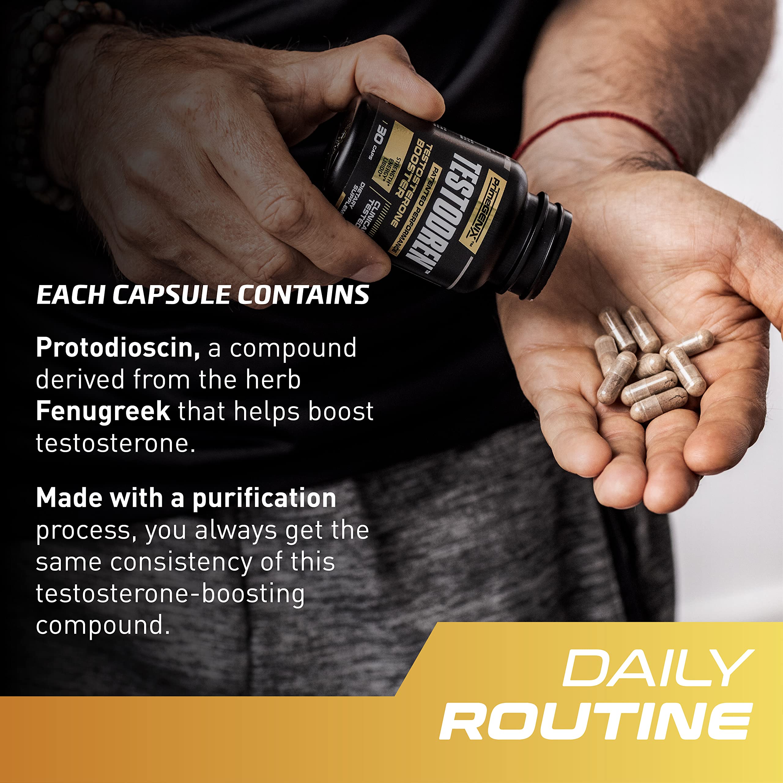PrimeGENIX Testodren Advanced Testosterone Booster for Men | Natural Stamina, Endurance, Energy & Strength Enhancing Supplement | Lean Muscle Builder | Sports Nutrition Testosterone Booster PrimeGENIXAu supplements