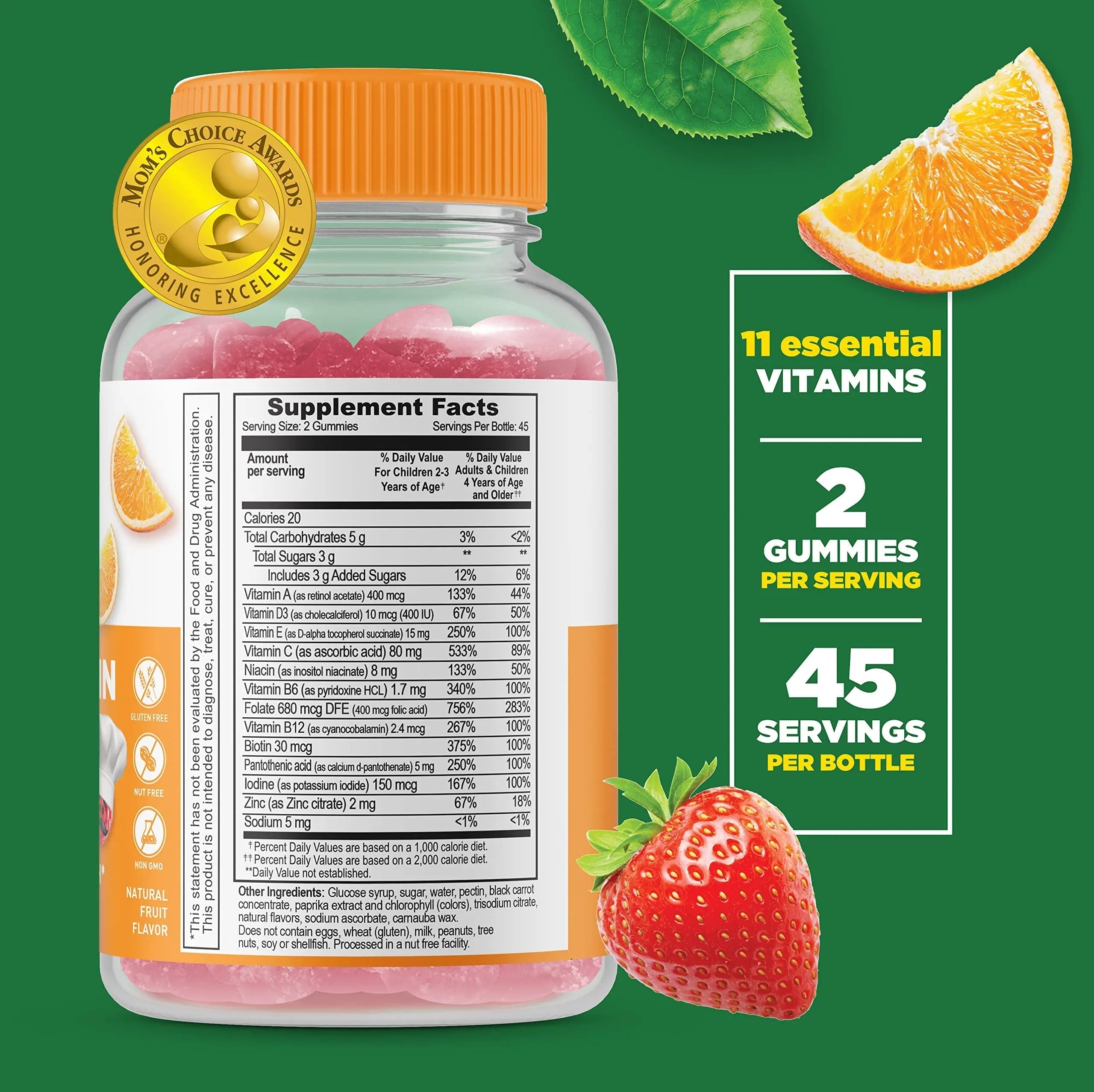 Lifeable Multivitamin Kids + Prebiotic Fiber Kids, Gummies Bundle - Great Tasting, Vitamin Supplement LifeableAu supplements