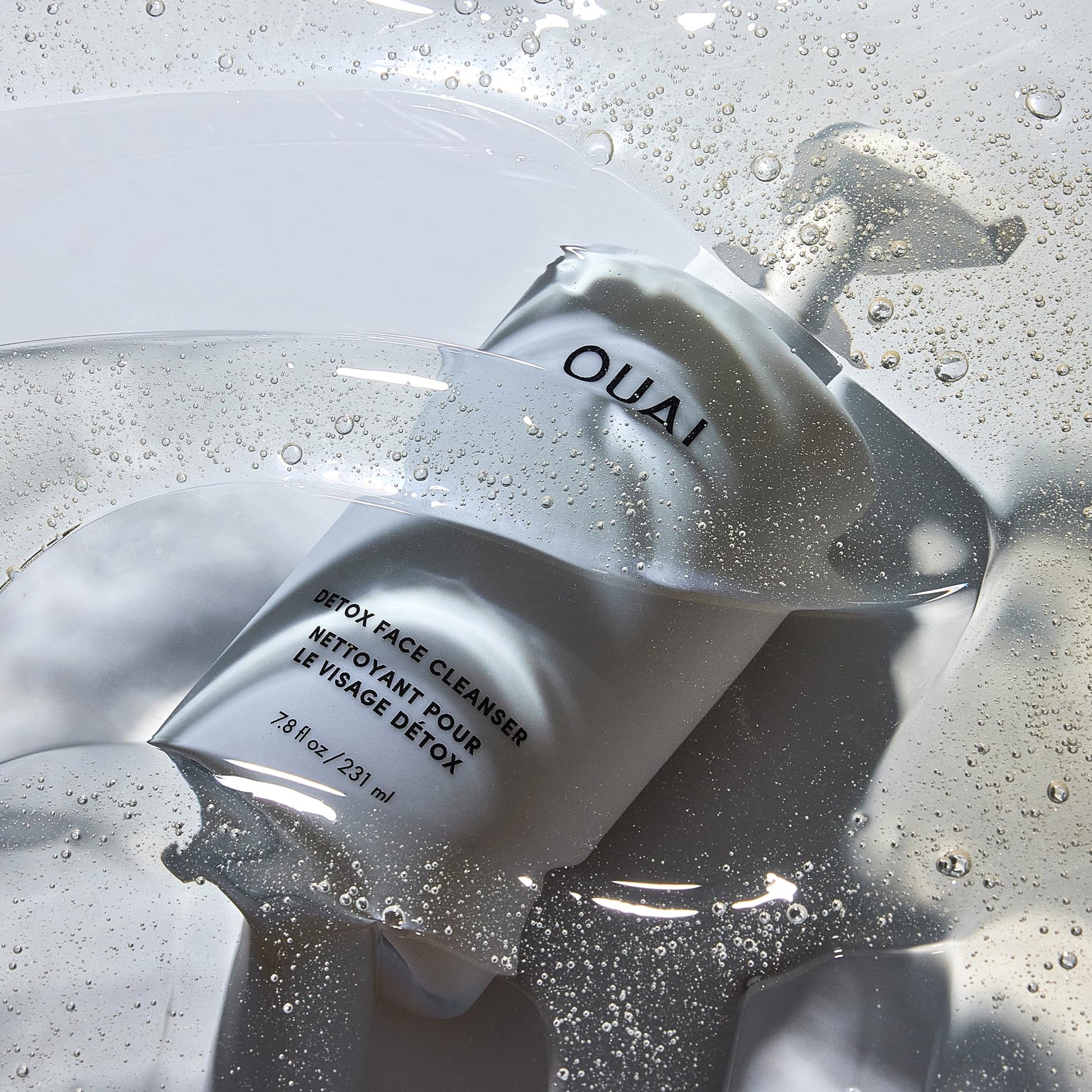 OUAI Detox Facial Cleanser - Deep Cleansing Face Wash with Glycolic Acid, Niacinamide & PHA - Removes Sweat, Dirt & Oil Without Drying - Gentle Face Cleanser for Post-Workout (7.8 Fl Oz) OUAIAu supplements