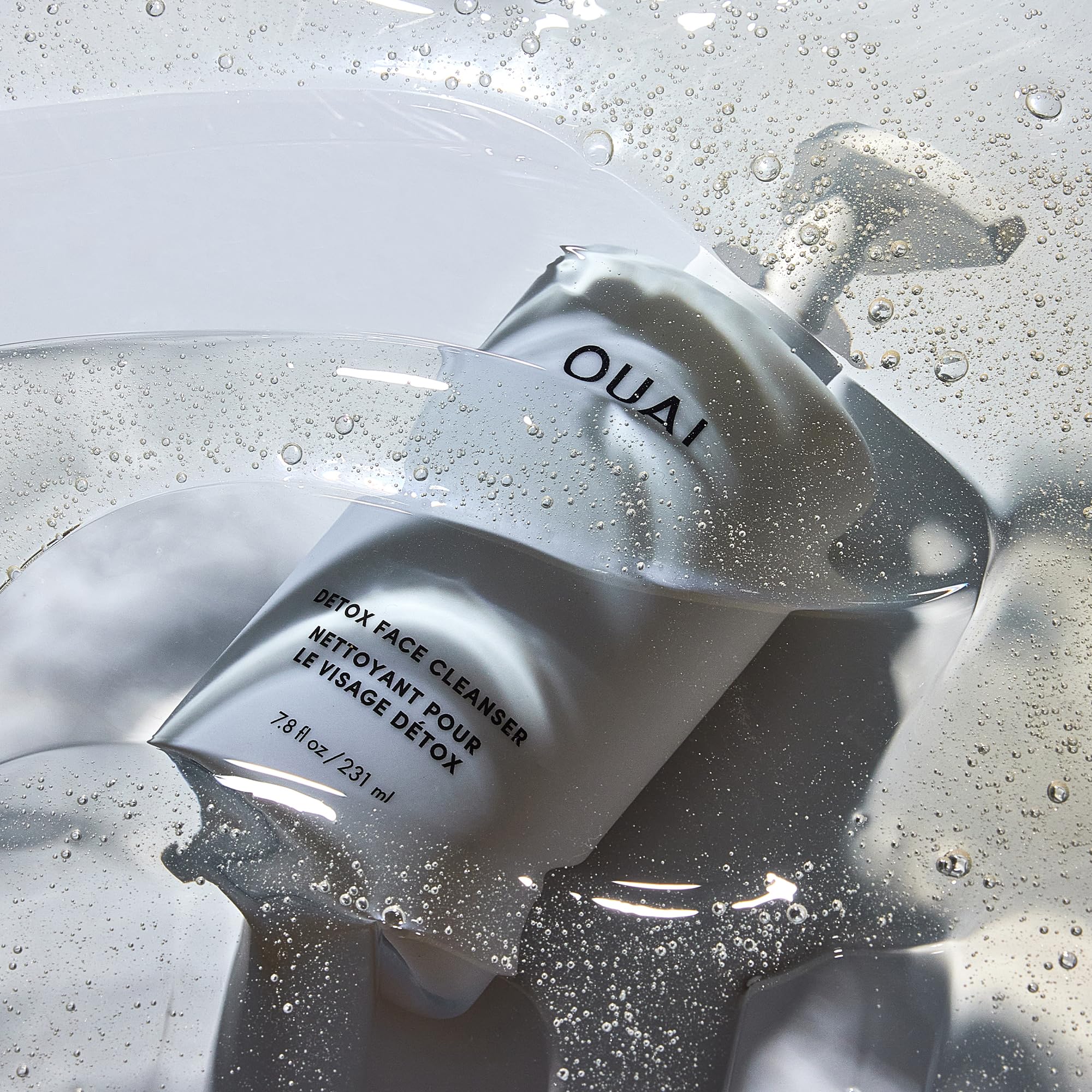 OUAI Detox Facial Cleanser - Deep Cleansing Face Wash with Glycolic Acid, Niacinamide & PHA - Removes Sweat, Dirt & Oil Without Drying - Gentle Face Cleanser for Post-Workout (7.8 Fl Oz) OUAIAu supplements