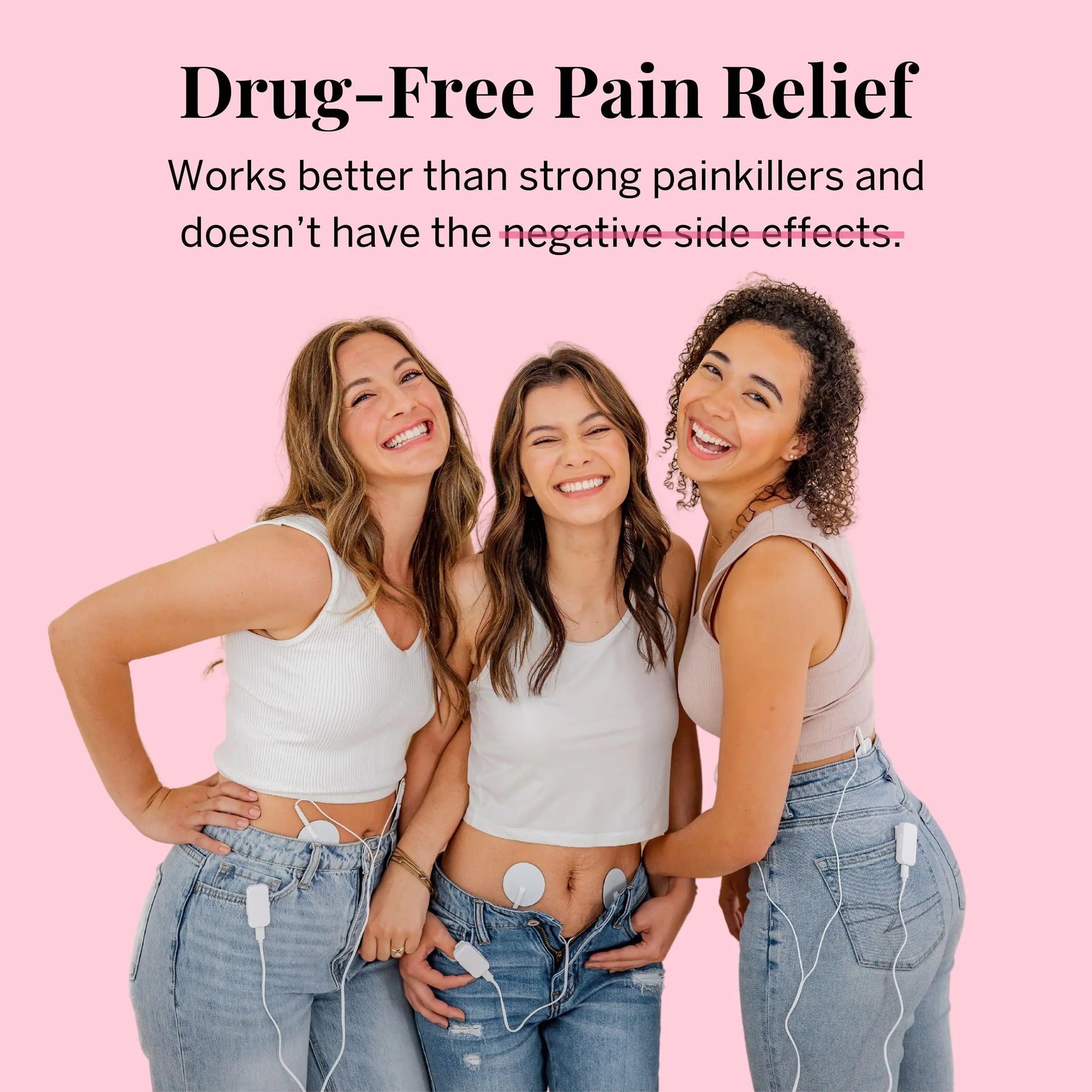 Pixie Period Pain Relief Device - Best PMS Relief Simulator with TENS Technology - Thinnest Wearable Tens Unit - Unnoticeable Under Clothes - Menstrual Cramp Comfort for Feminine Care Pixie CupAu supplements
