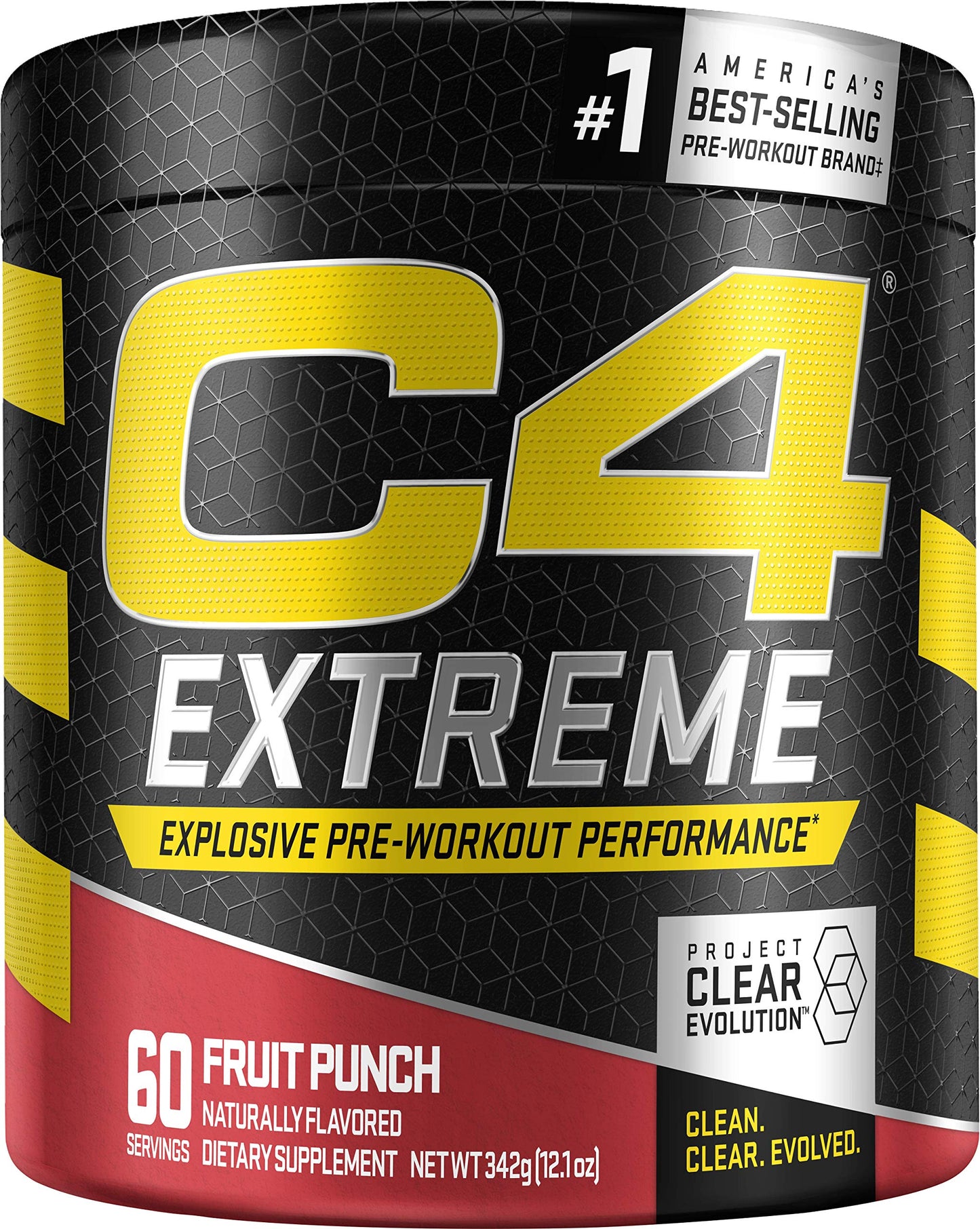 C4 Extreme Pre Workout Powder Fruit Punch | Preworkout Energy Supplement for Men CellucorUS supplements