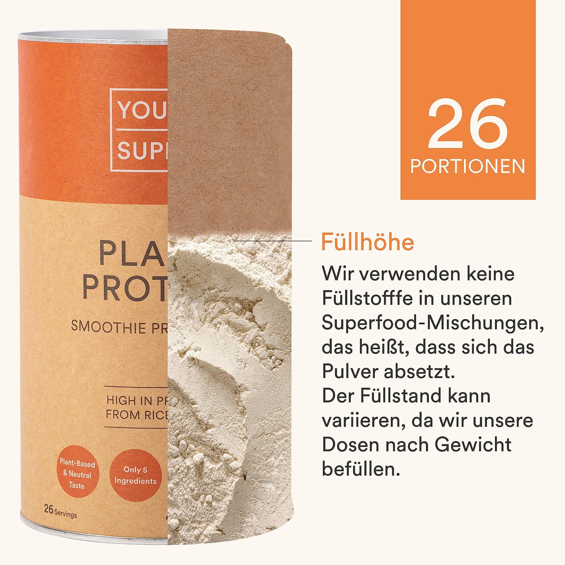 Your Super Plant Protein Organic Superfood Powder – Plant Based Protein Powder for Muscle Growth Your SuperAu supplements