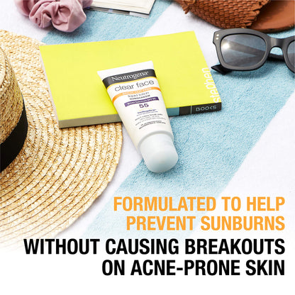 Neutrogena Clear Face Liquid Lotion Sunscreen for Acne-Prone Skin NeutrogenaUS supplements