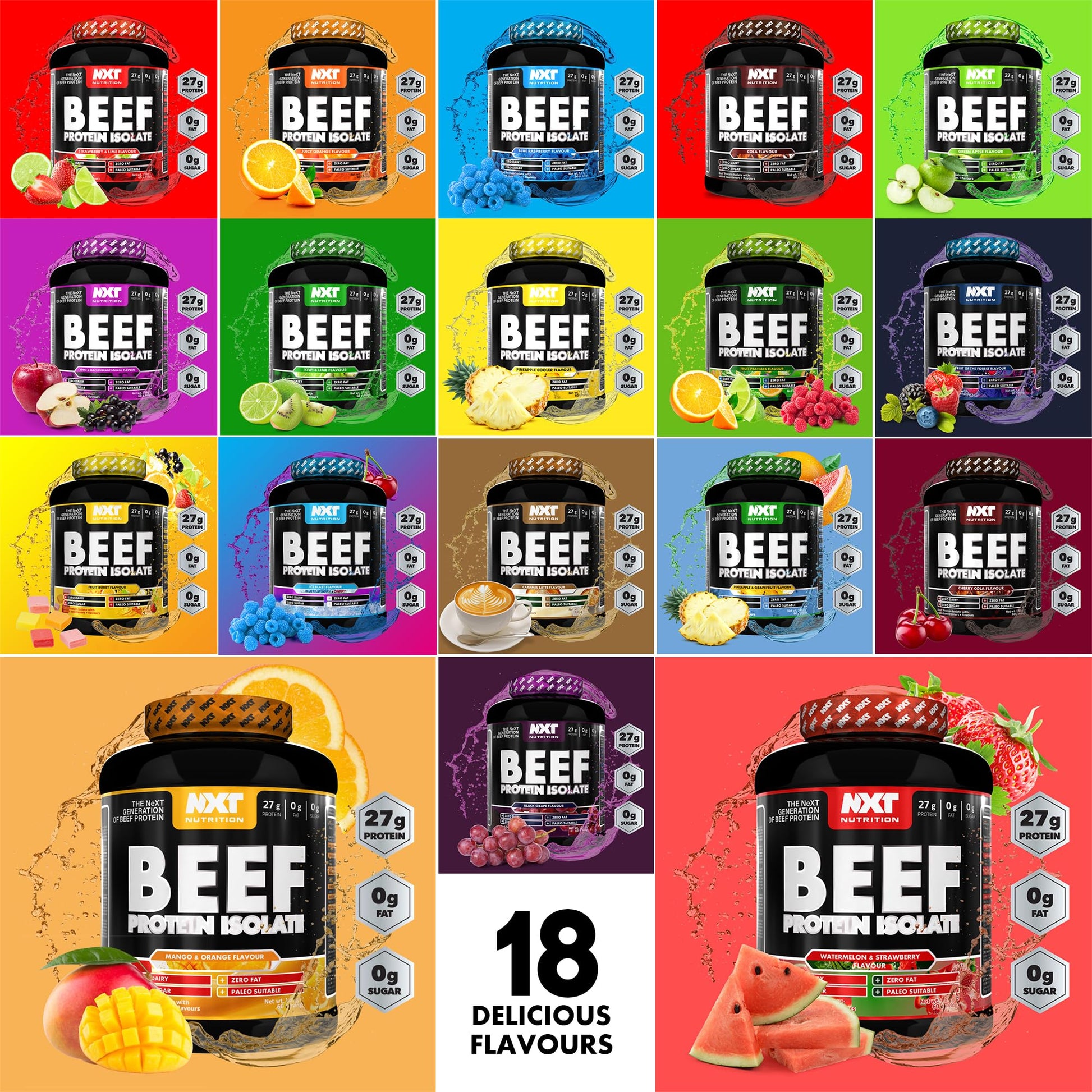 NXT Nutrition Beef Protein Isolate Powder - Protein Powder High in Natural Amino Acids NXT NutritionAu supplements