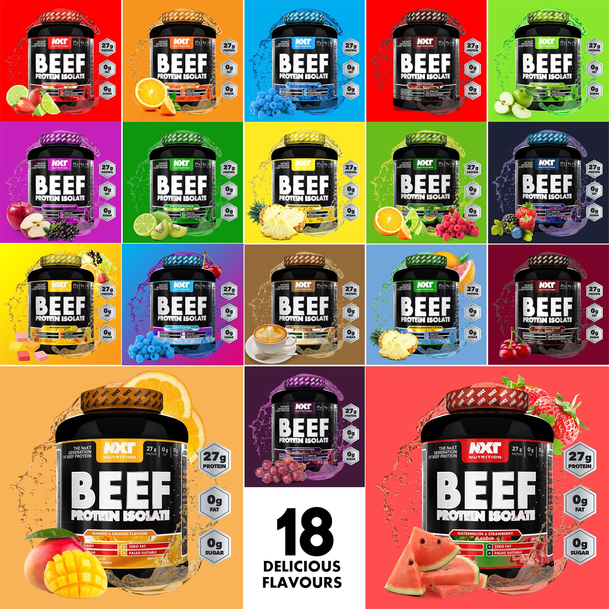NXT Nutrition Beef Protein Isolate Powder - Protein Powder High in Natural Amino Acids NXT NutritionAu supplements