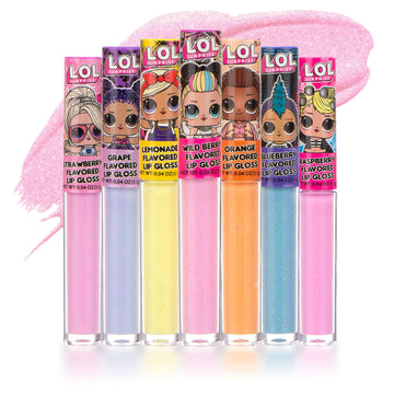 L.O.L Surprise 7-Pack Lip Gloss for Girls, Lol Lip Gloss L.O.L. Surprise!Au supplements