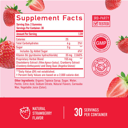 PMS Relief Gummies | Hormone Balance & Period Support Vitamins for Women | Vegan Gummy SMNutritionUS supplements