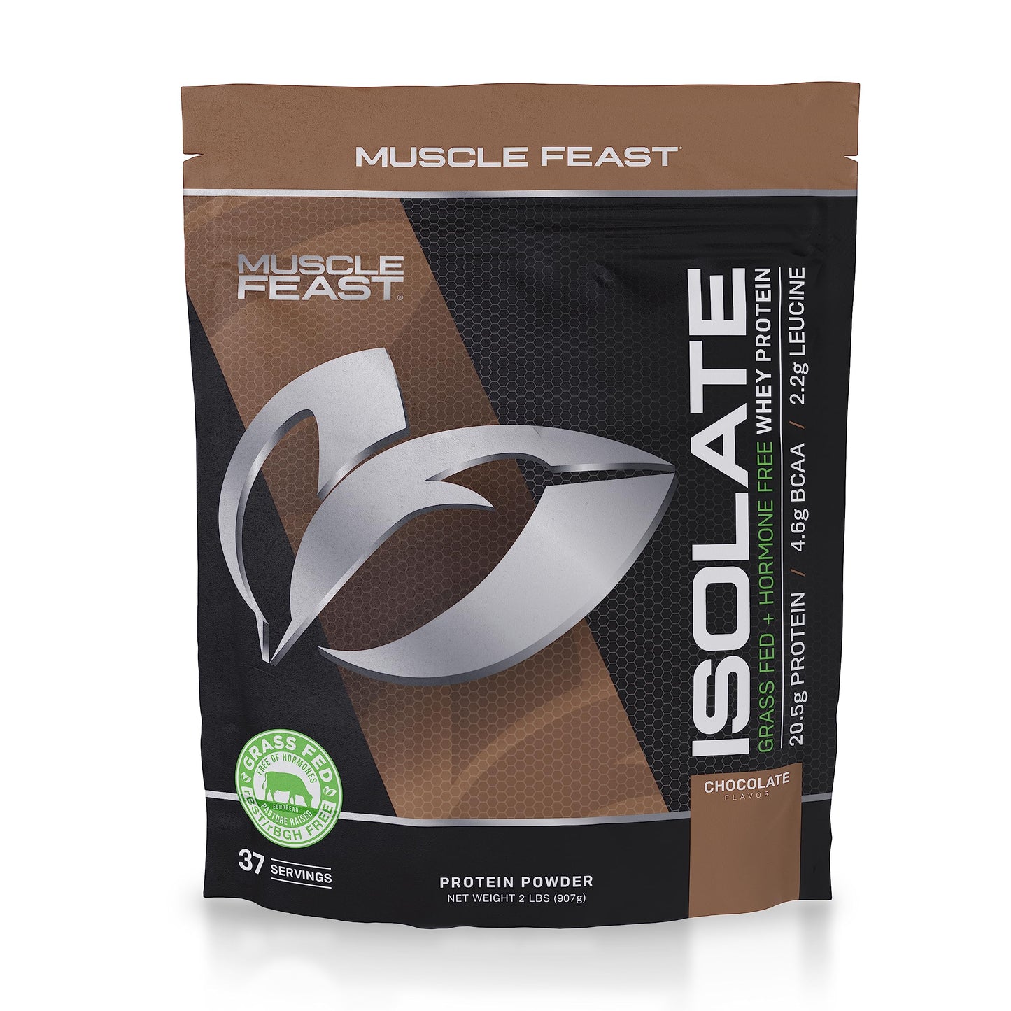 Muscle Feast Grass-Fed Whey Protein Isolate, All Natural Hormone Free Pasture Raised Muscle FeastUS supplements