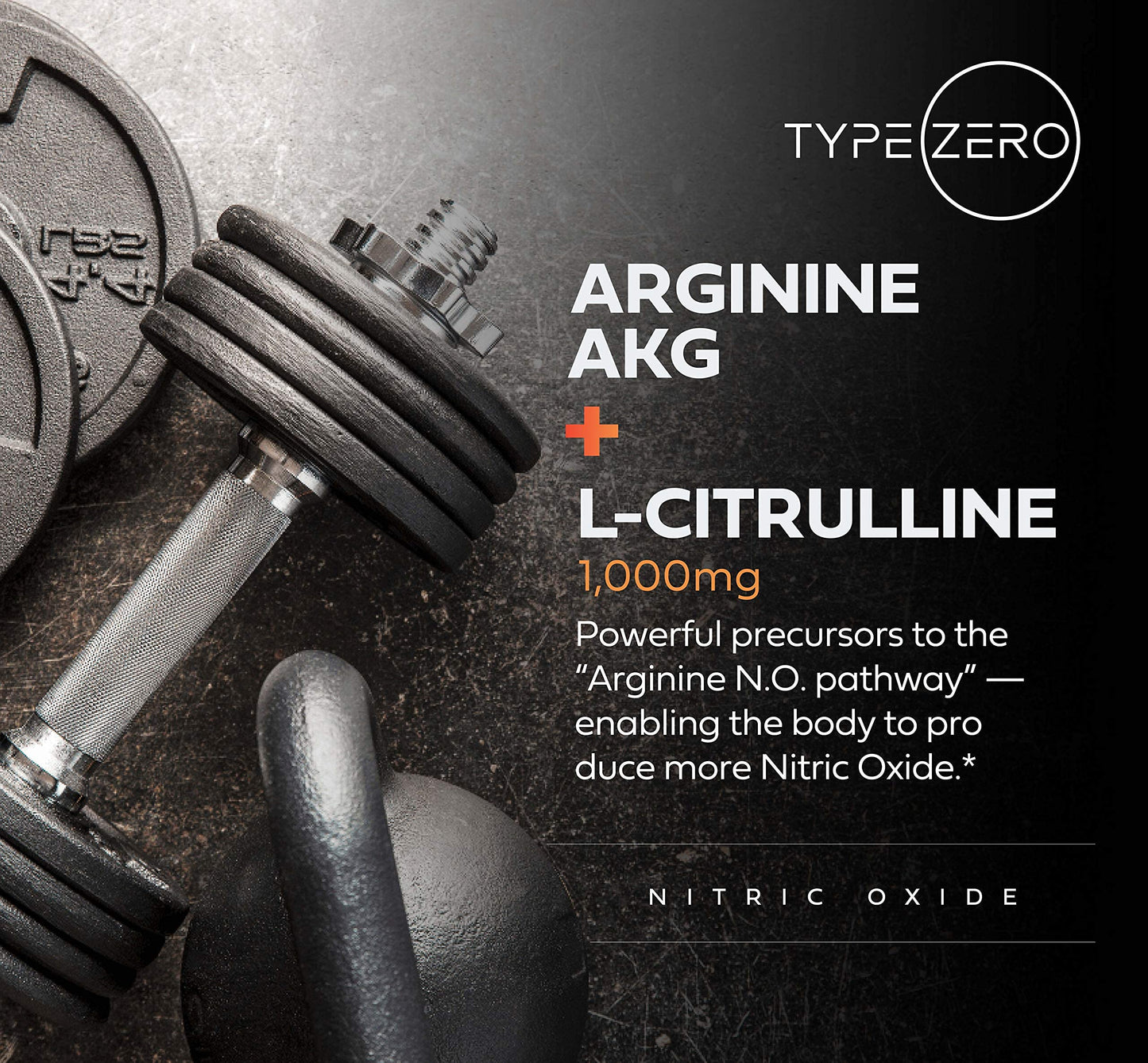 Type Zero Nitric Oxide 6X Booster, 150 Veggie Capsules - Natural Supplement - Beetroot, Arginine AKG, Citrulline, Pine Bark, Garlic & VIT C | Nitrous Oxide Type ZeroUS supplements