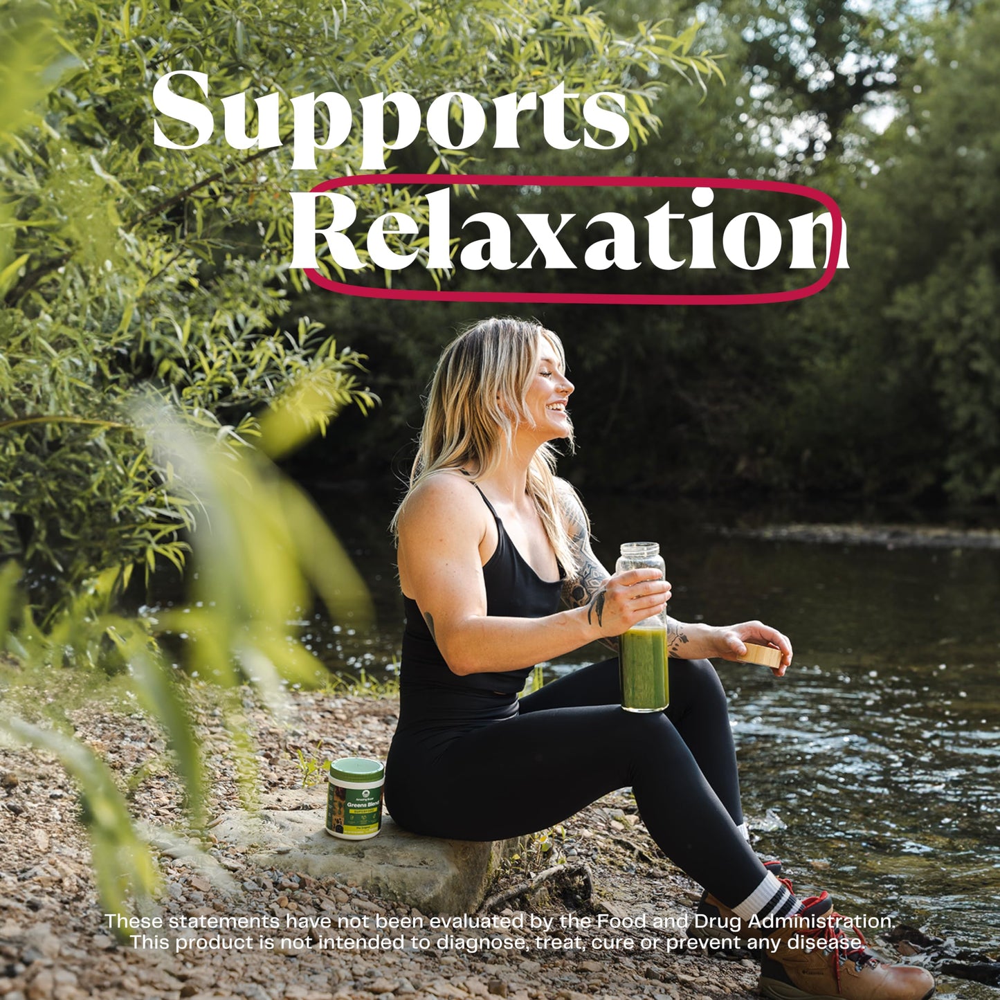 Amazing Grass Greens Blend Mood: Super Greens Powder Smoothie Mix for Mood, Relaxat Amazing GrassUS supplements