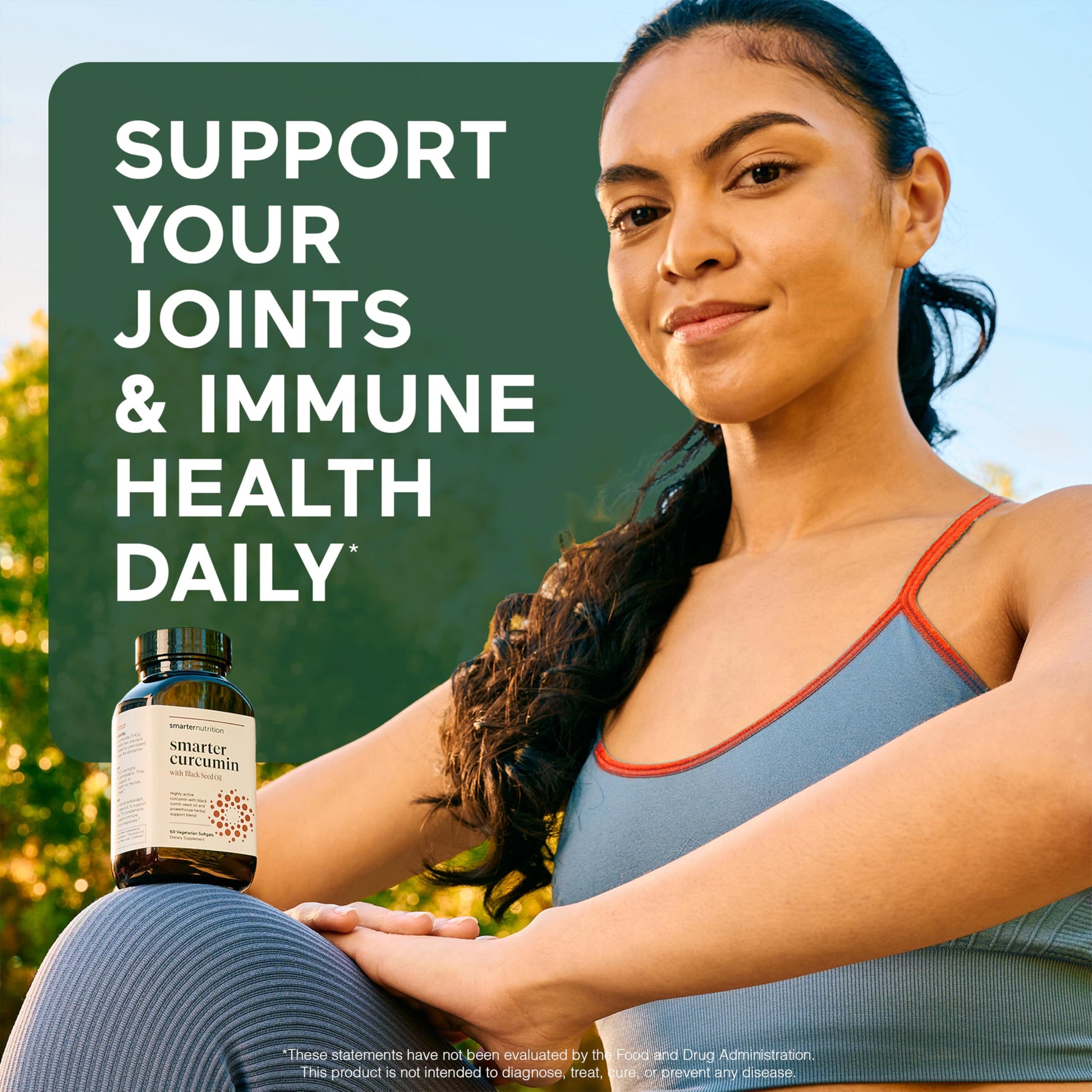 SMARTERNUTRITION Curcumin Softgels - Vegan High Absorption 400 mg Turmeric Supplement + Black Seed Oil & Ginger - 95% Tetrahydrocurcuminoids Non-GMO, USA Manufactured - 60 Ct[30 Servings] SMARTERNUTRITIONAu supplements