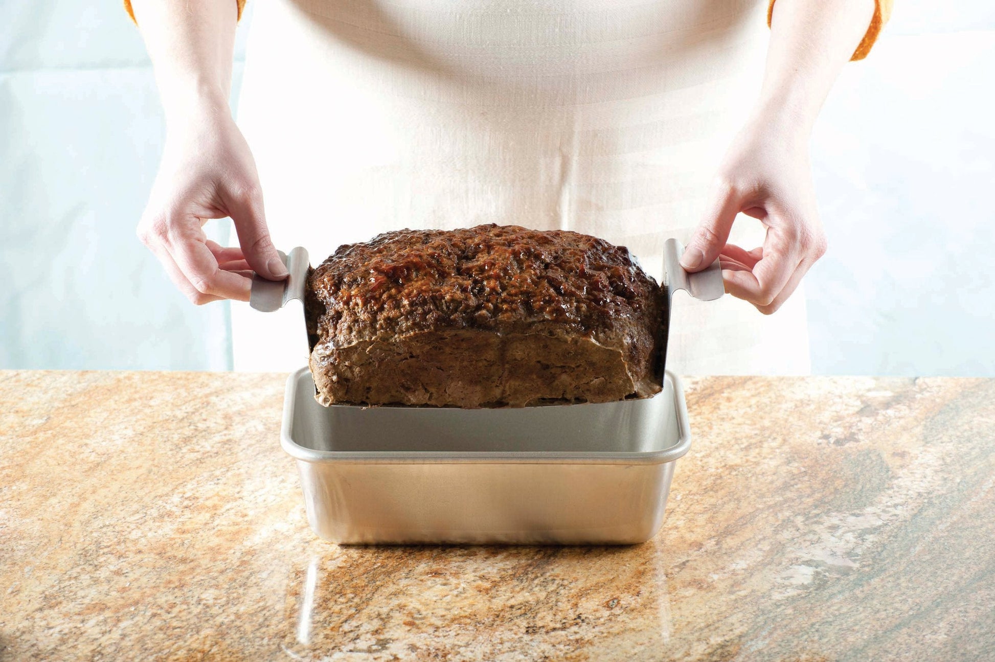 Nordic Ware Naturals Meat Loaf Pan with Lifting Trivet Nordic WareAu supplements
