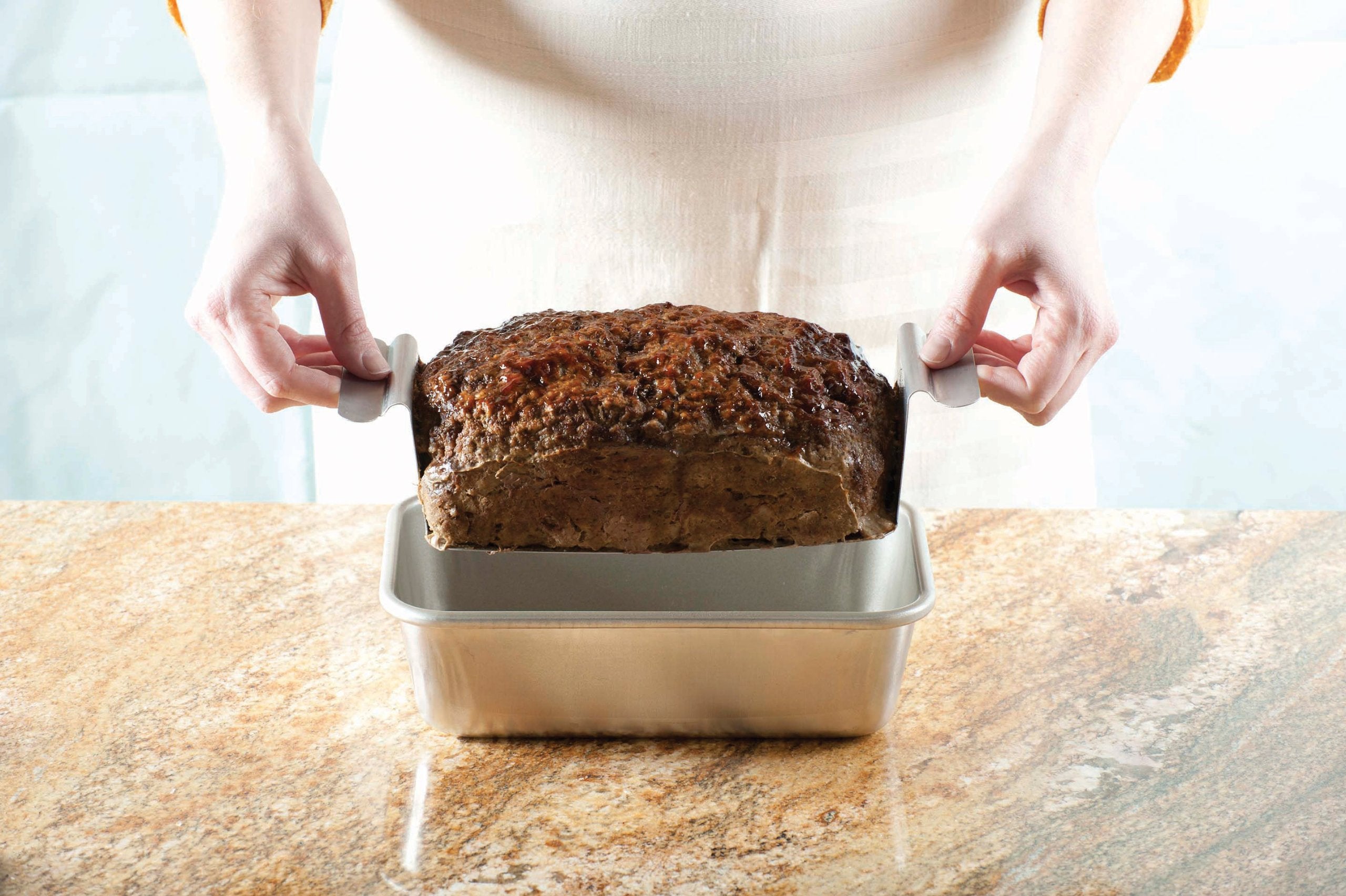 Nordic Ware Naturals Meat Loaf Pan with Lifting Trivet Nordic WareAu supplements