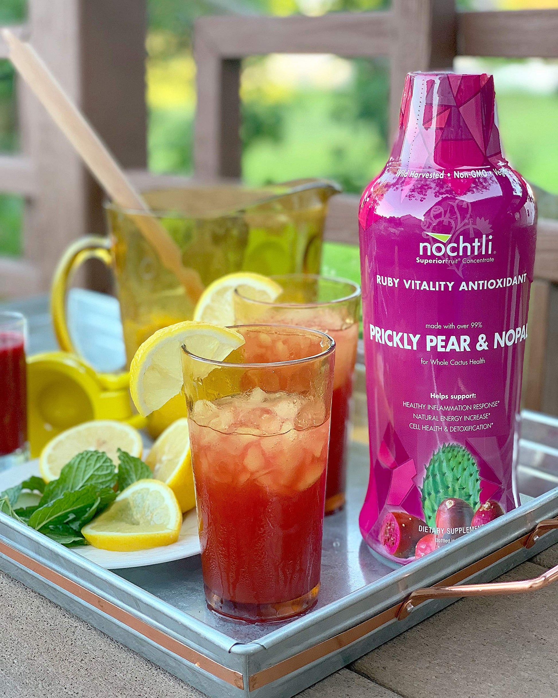 nochtli Recover Prickly Pear Liquid Supplement 1L (4-pack) Nochtli SuperiorFruitAu supplements