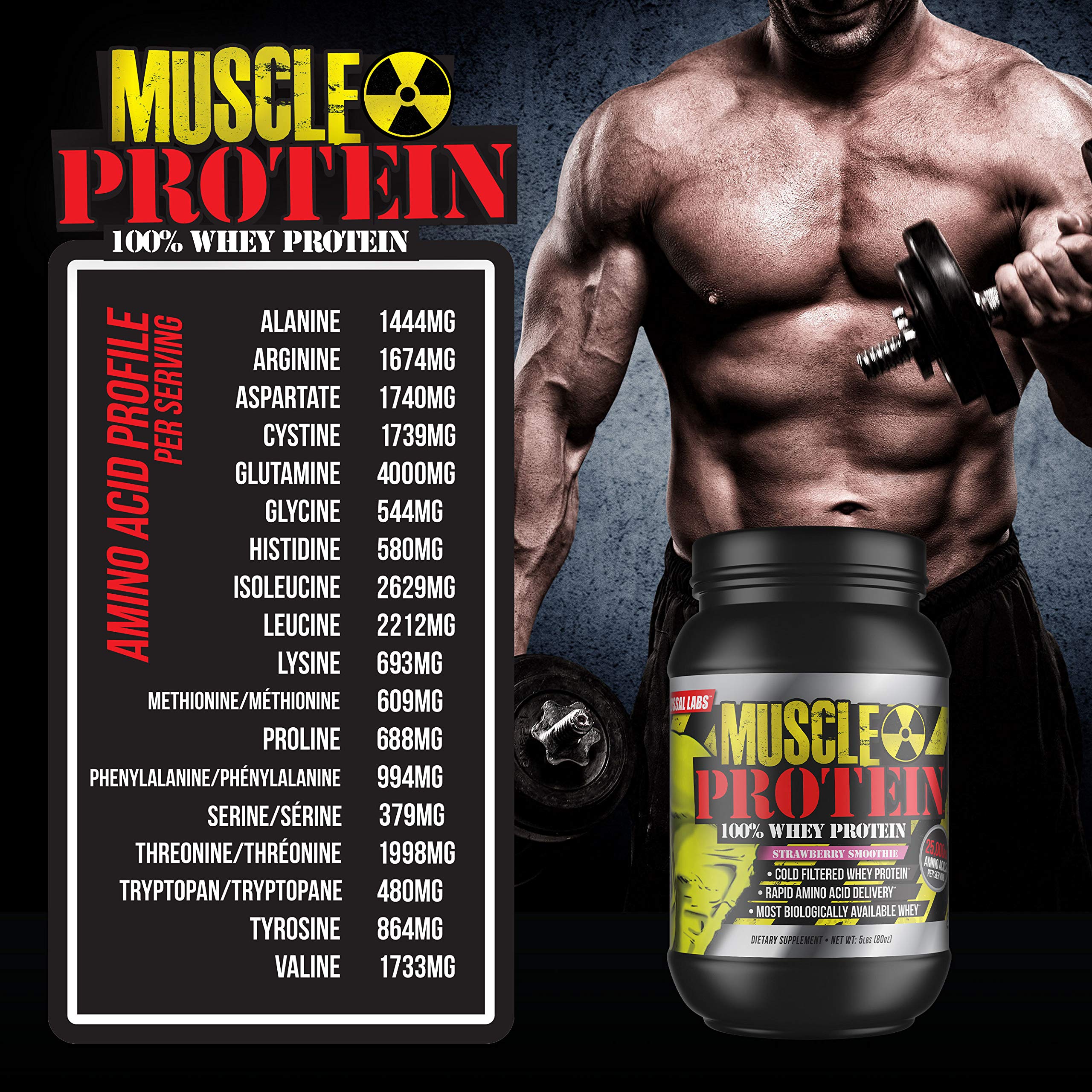 COLOSSAL LABS Whey Protein Powder [15 lbs/Pack of 1]– Chocolate Protein, Cold Filtered COLOSSAL LABSUS supplements