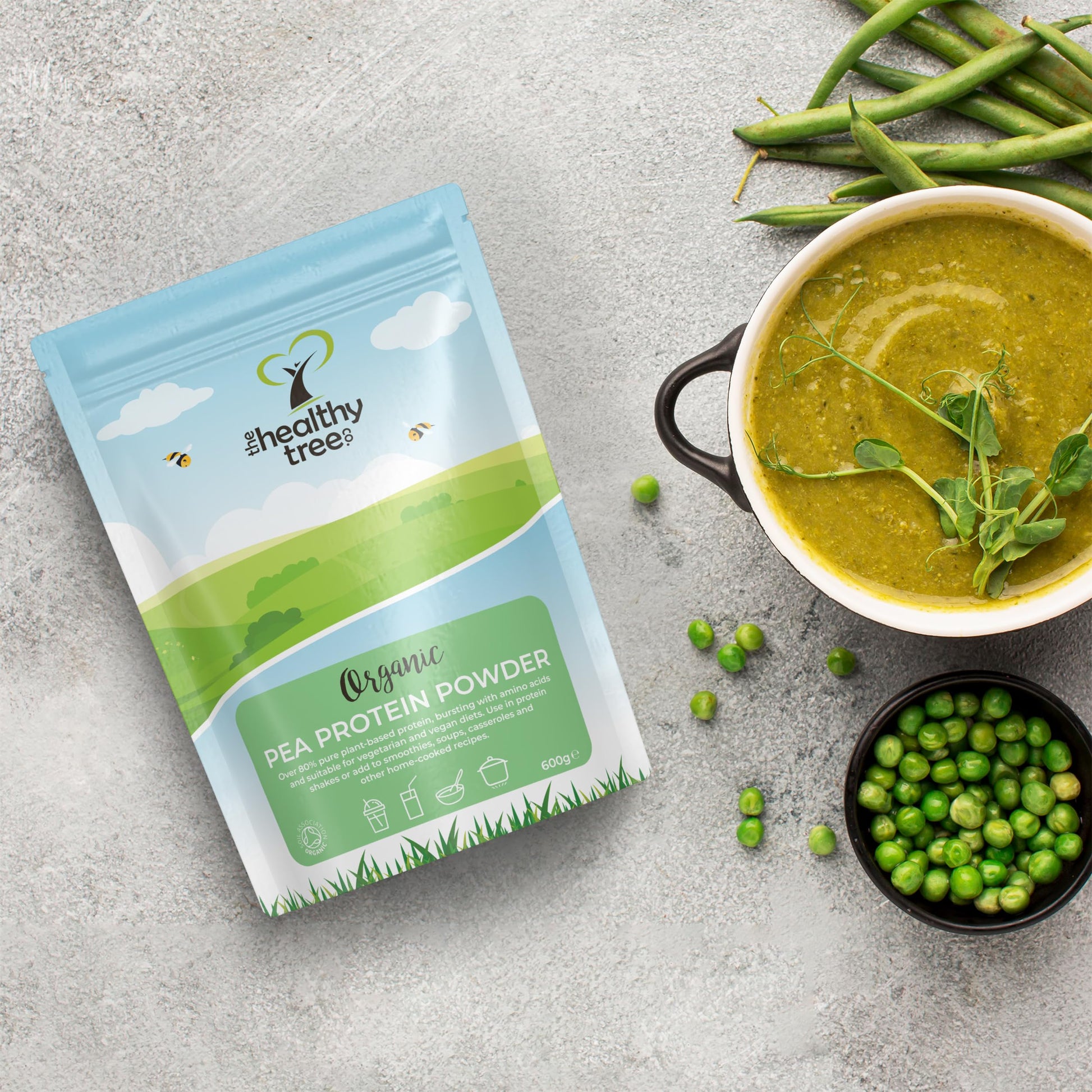 Organic Pea Protein Powder - European Vegan Protein Powder by TheHealthyTree Company TheHealthyTree CompanyAu supplements