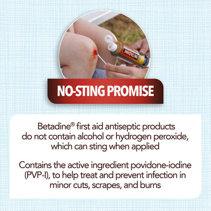 Betadine Antiseptic Liquid First Aid Solution, Povidone-iodine 10%, Infection BetadineUS supplements
