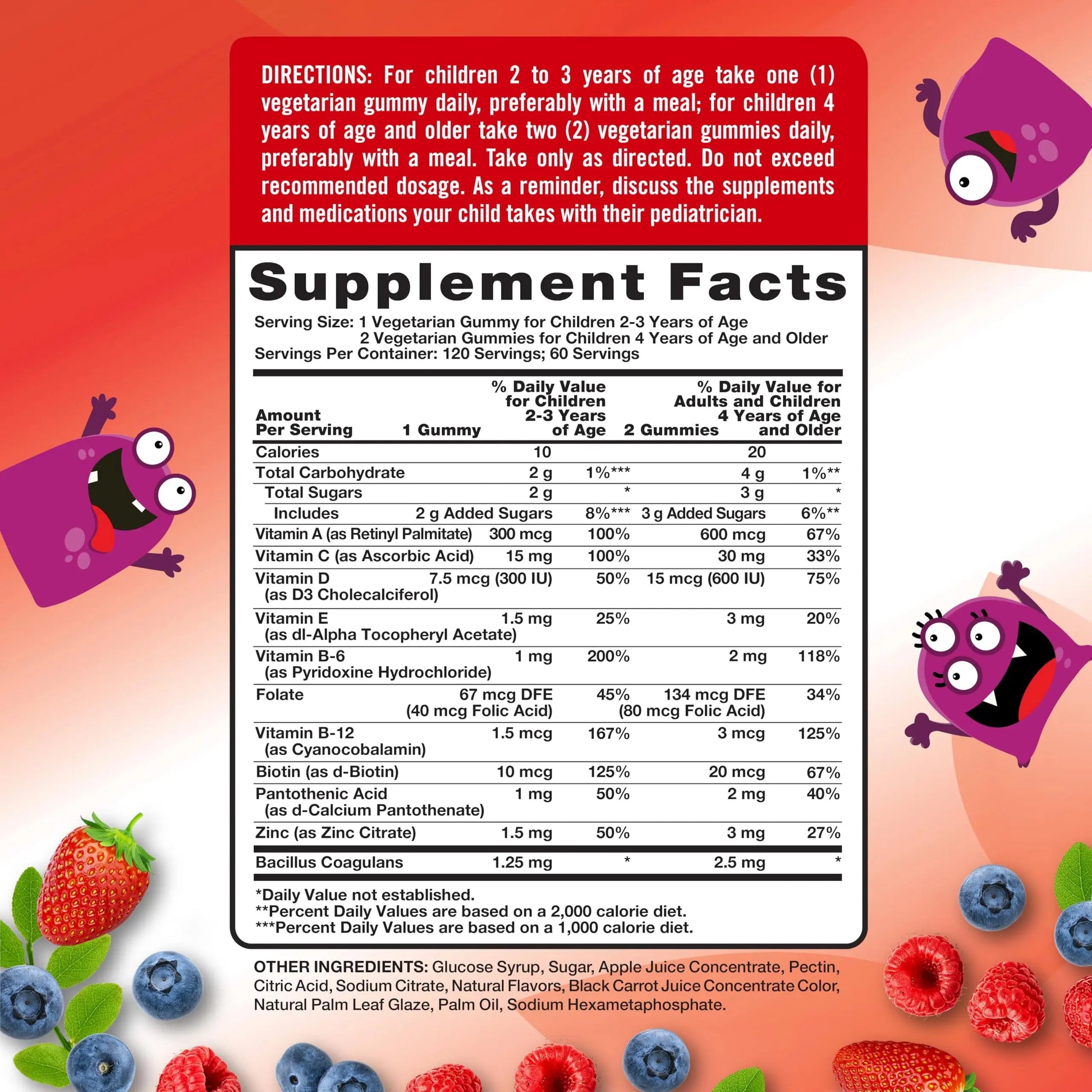 Nature's Truth Kids Multivitamin Gummies with Probiotics | 120 Count | Berry Punch Flavor | Vegetarian, Non-GMO & Gluten Free Supplement Nature's TruthAu supplements
