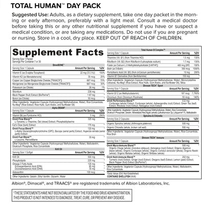 ONNIT Total Human Day and Night Vitamin Packs, 7-Day Supply Capsule ONNITUS supplements