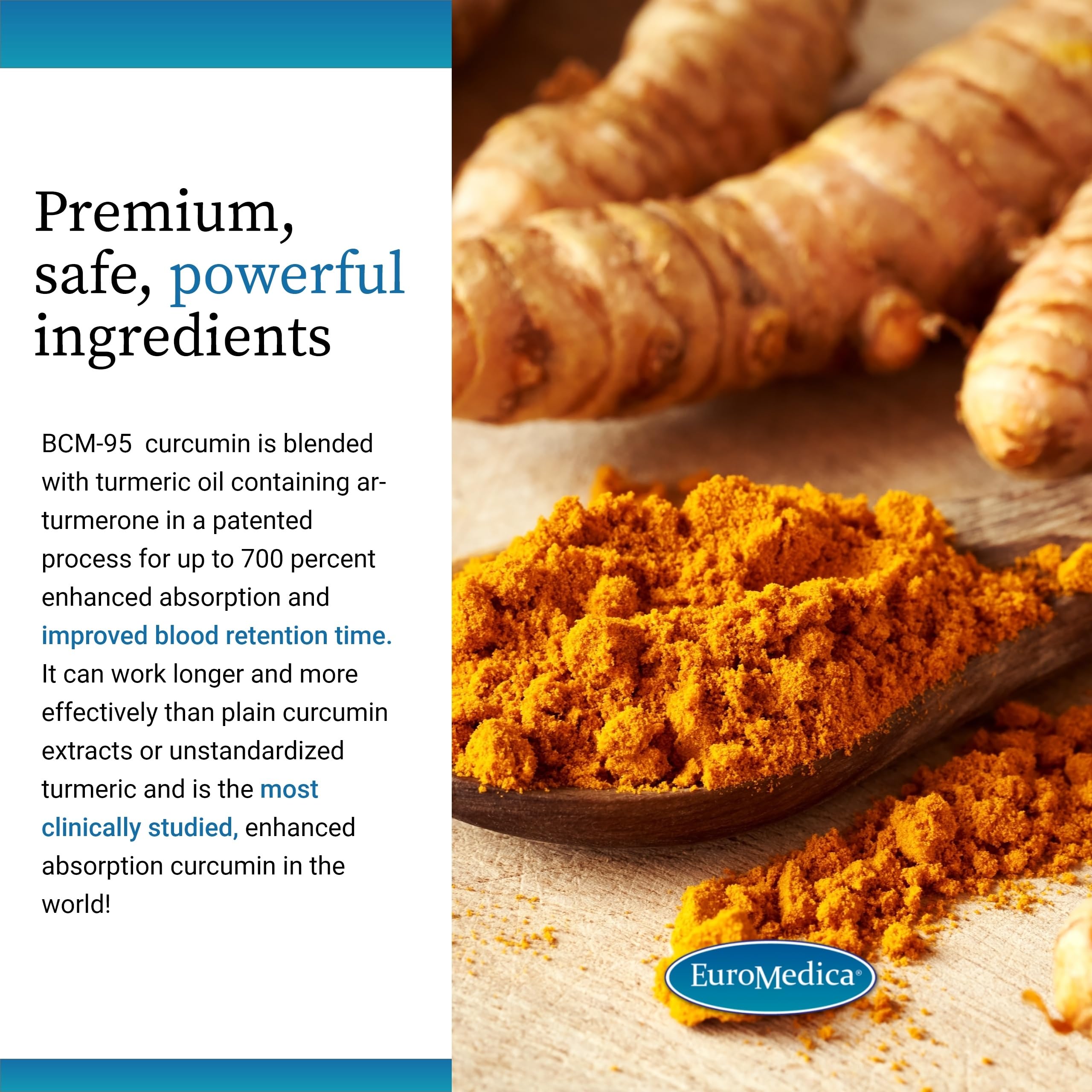 EuroMedica Curaphen Extra Strength - Curcumin & Boswellia Supplement for Healthy Circulation Support - Turmeric Supplement to Support Joints, Muscle Health & Endorphin Production - 60 Tablets EuroMedicaAu supplements