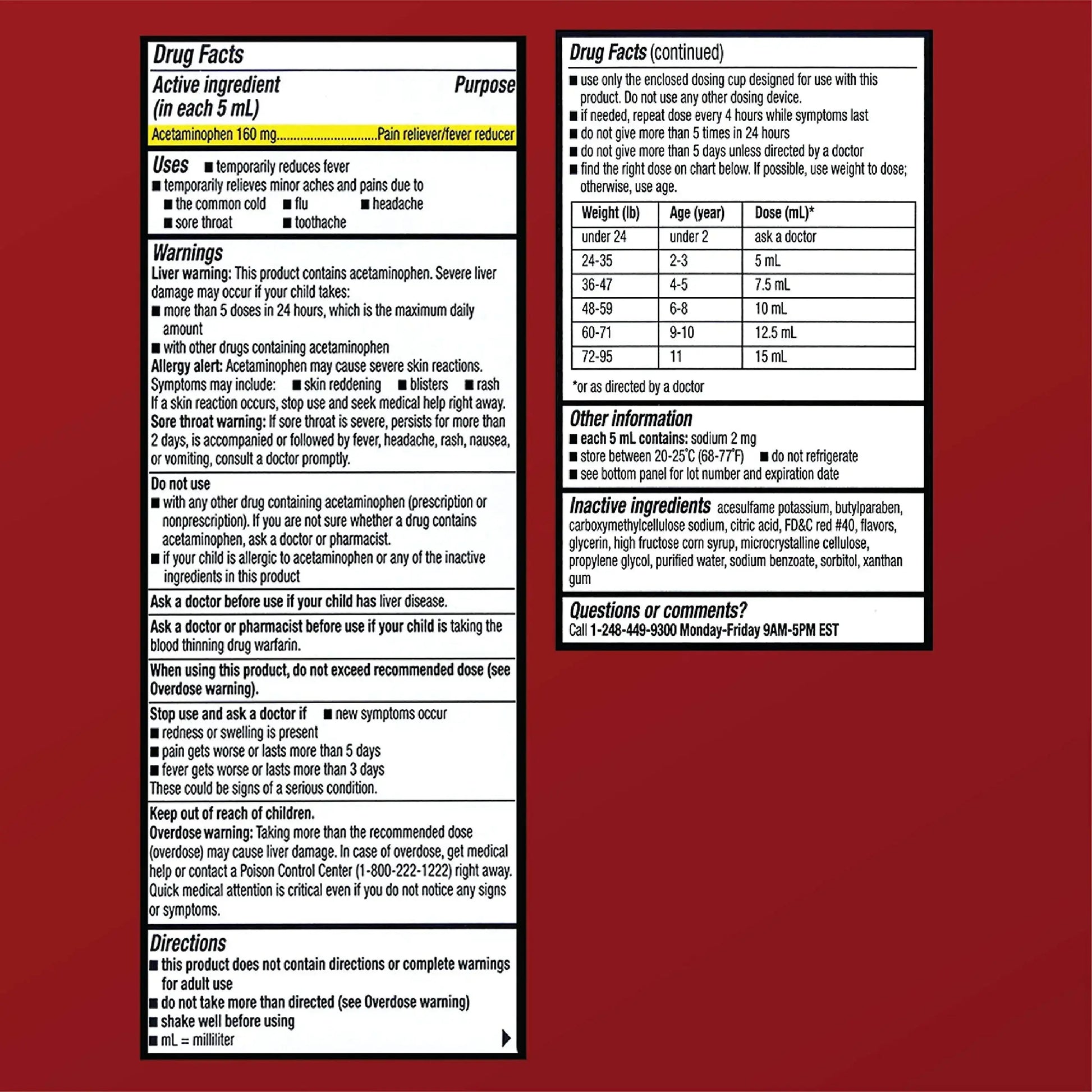 Quality Choice Children's Pain Relief & Fever Reducer for Kids, 4fl oz Acetaminophen 160mg per 5ml, Ibuprofen & Aspirin Free, Liquid Cold and Flu Medicine for Kids, Regular Strength OTC Medication Quality ChoiceAu supplements