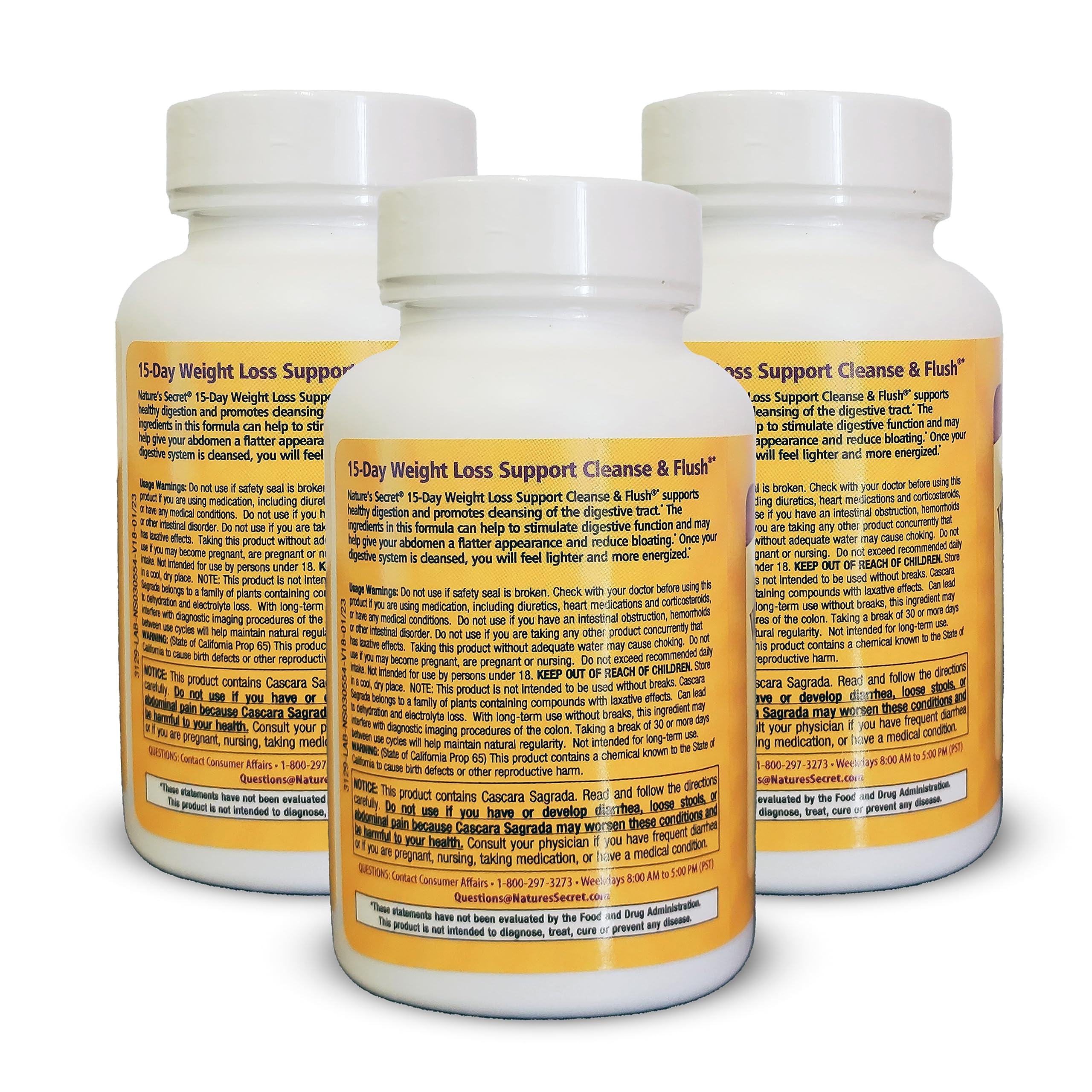 Nature's Secret 15-Day Weight Loss Support Cleanse & Flush (Pack of 3) Nature's SecretAu supplements