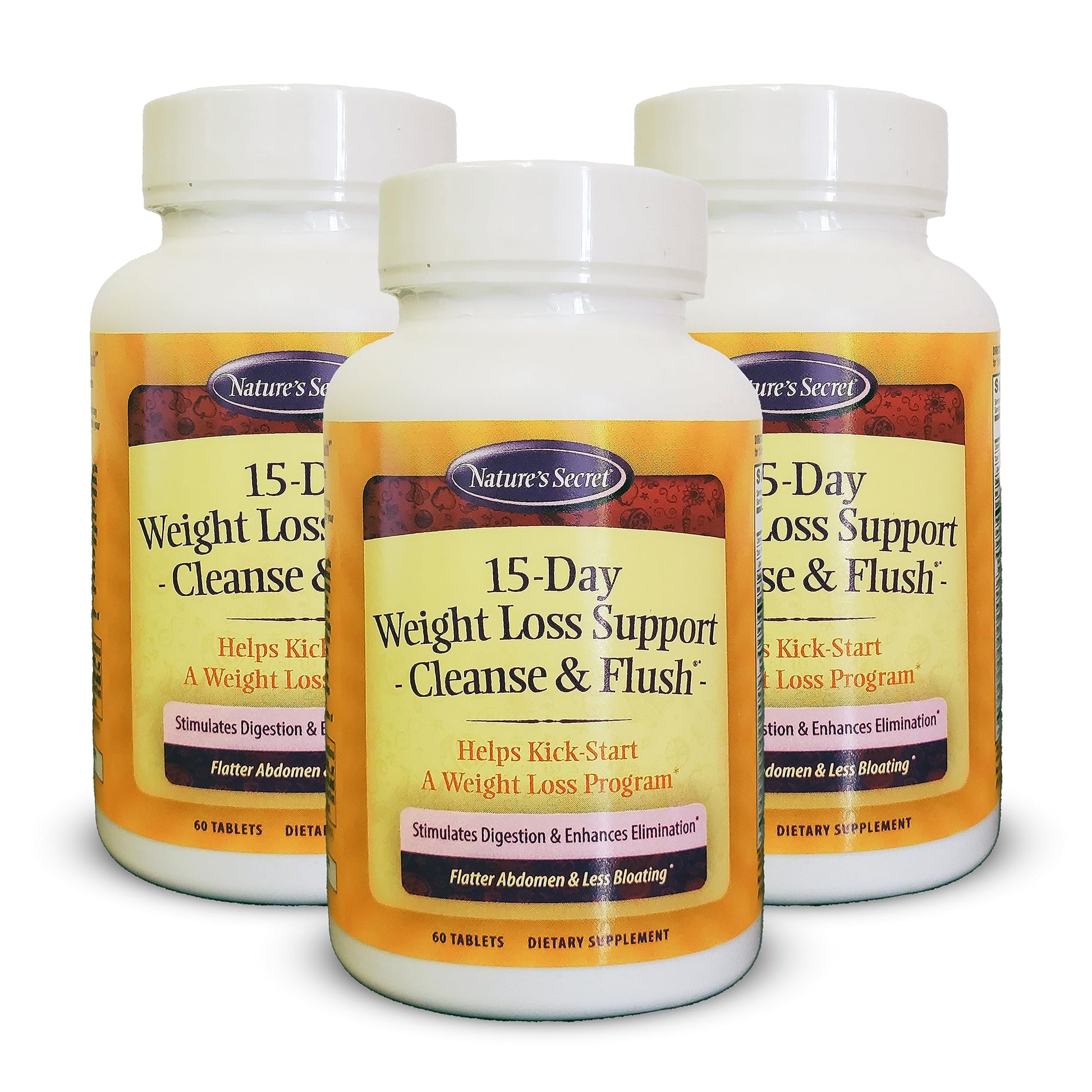 Nature's Secret 15-Day Weight Loss Support Cleanse & Flush (Pack of 3) Nature's SecretAu supplements