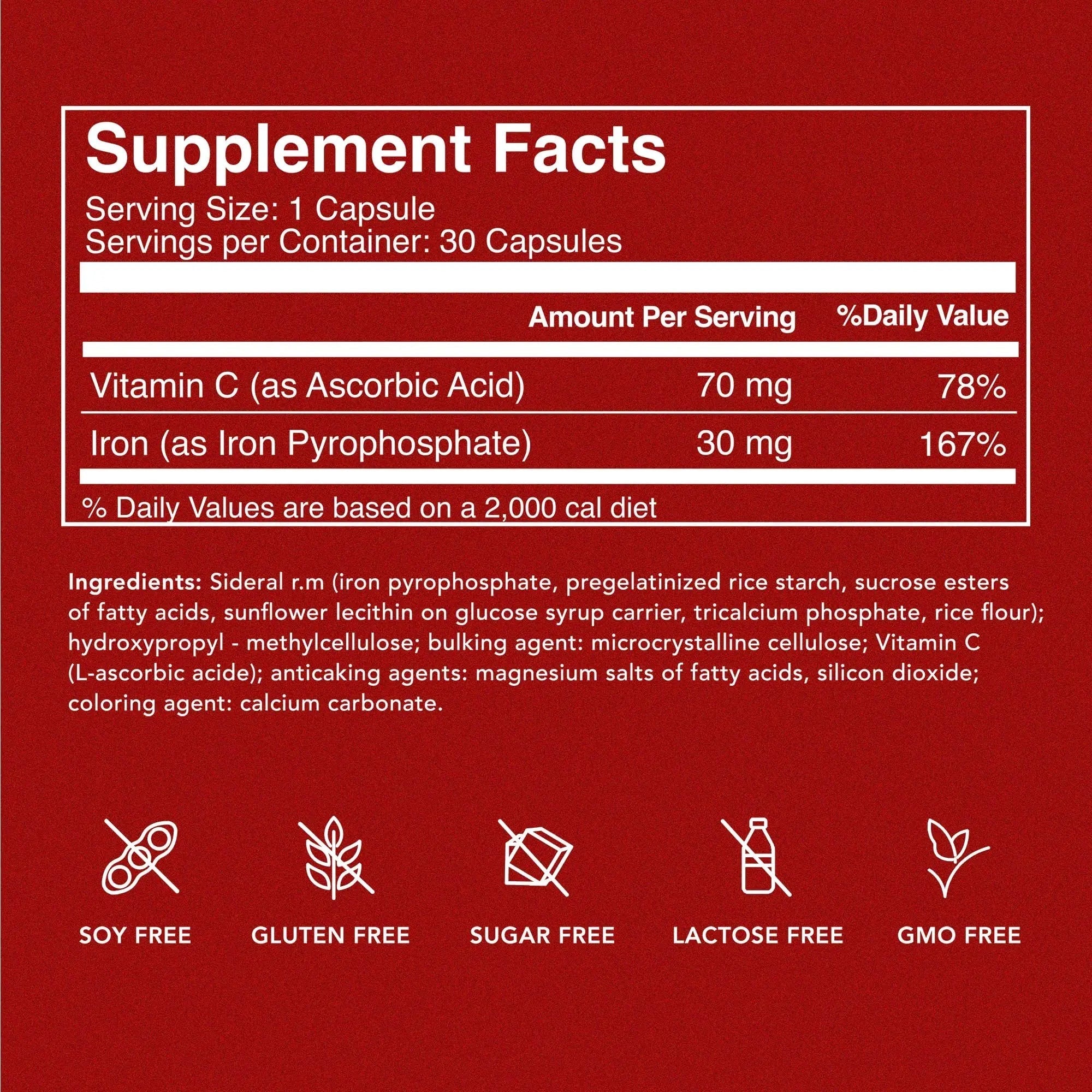 SiderAL Forte Iron Supplement Clinically Proven to Increase Levels Without Side Effects | Sucrosomial High Absorption Gentle Iron Pills for Women and Men | PHARMANUTRAAu supplements