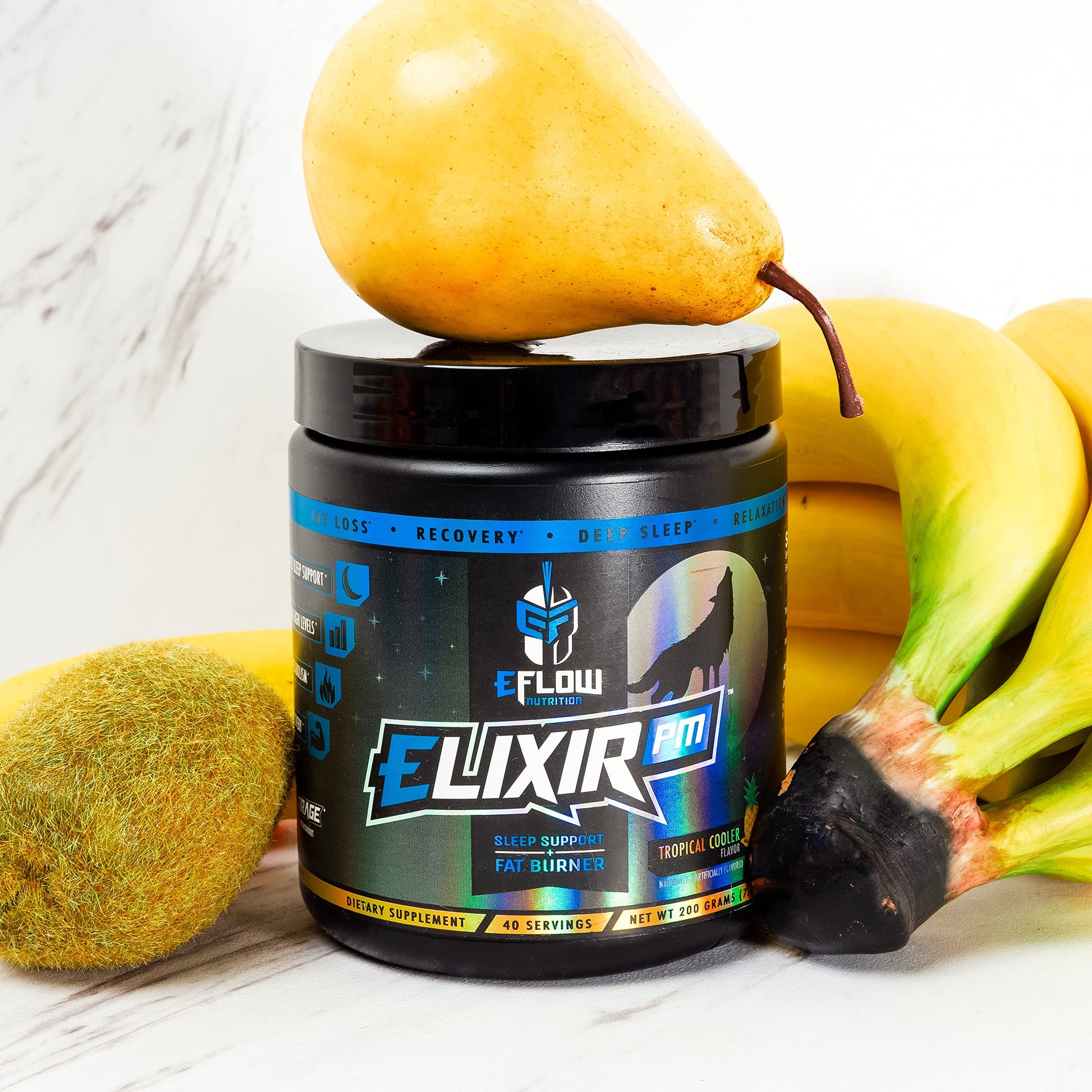 eFlow Nutrition Elixir PM - Night time Fat Burner and Natural Sleep Support - GABA, l-carnitine eFlow NutritionAu supplements
