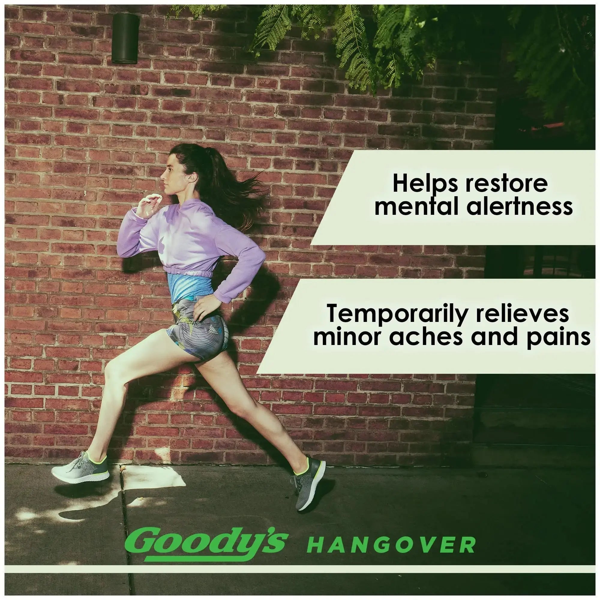 Goody's Hangover Relief Powder, Dual Action Fast Headache Pain Relief with Aspirin and Caffeine, Berry Citrus Flavor, 4 Powder Sticks, 6 Pack Goody'sAu supplements