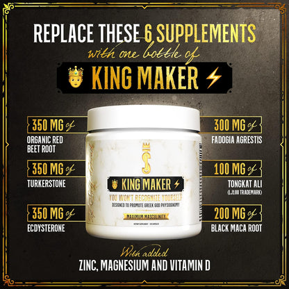 Top Shelf Grind King Maker, 13-in-1 Anabolic Supplement for Men to Increas Join Top Shelf GrindUS supplements
