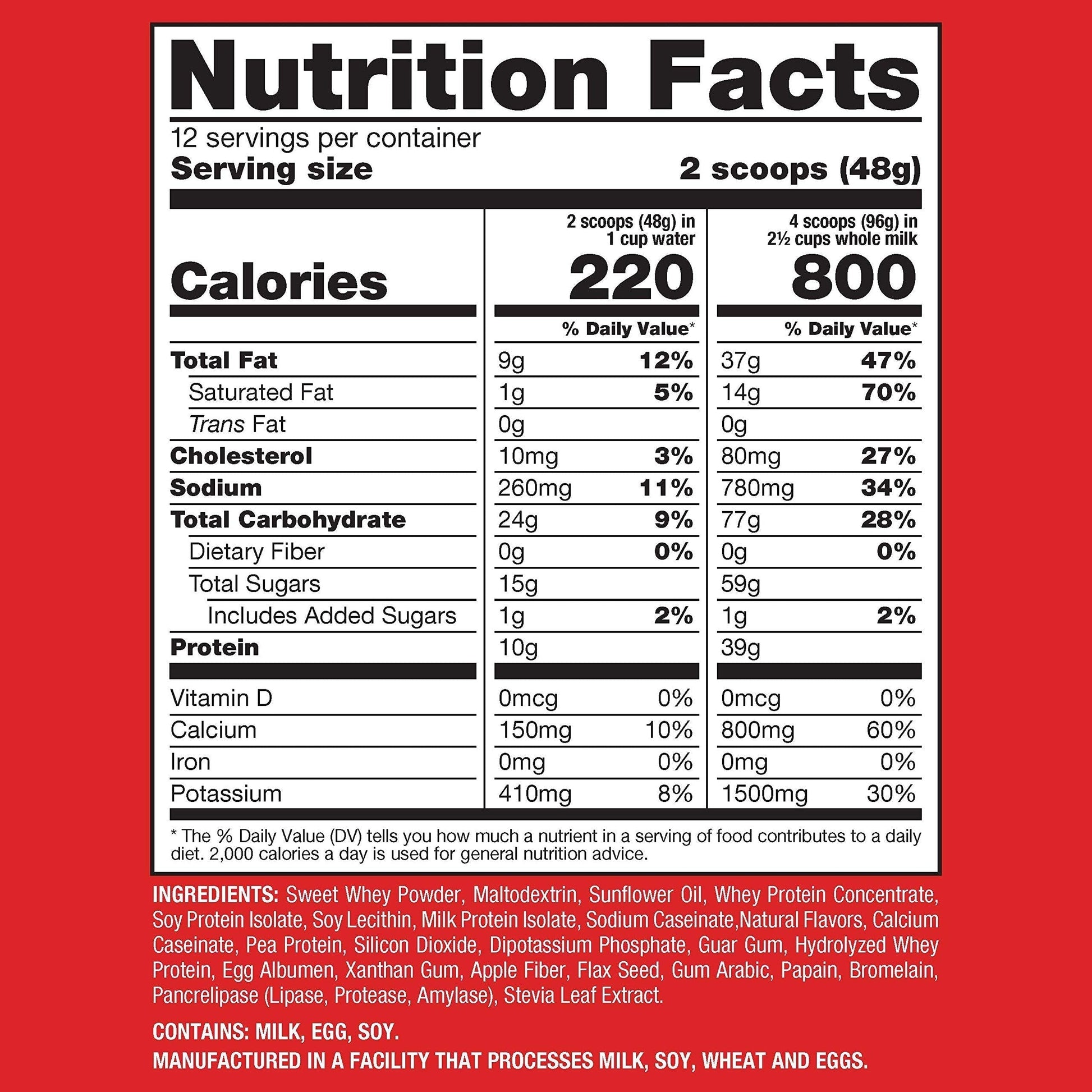 Naturade Weight Gain Instant Nutrition Drink Mix, Vanilla ,20.3 Ounce NaturadeAu supplements
