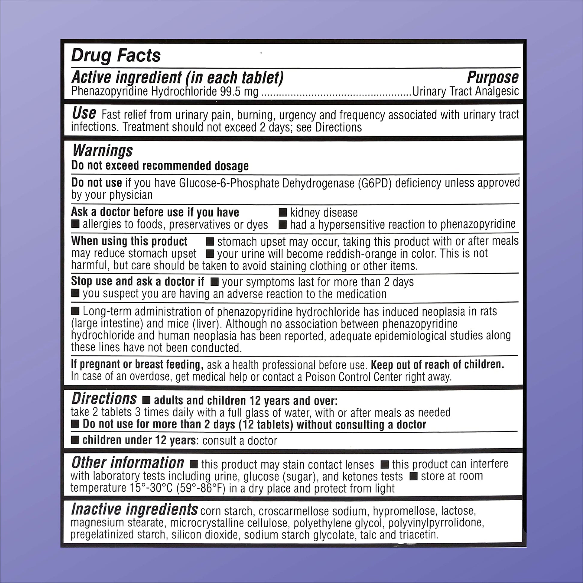 Quality Choice Max Strength Urinary Pain Relief, Maximum Strength Fast Relief of UTI Pain, Burning, and Feeling of Urgency to Pee, 24 Count Package of Tablets Quality ChoiceAu supplements