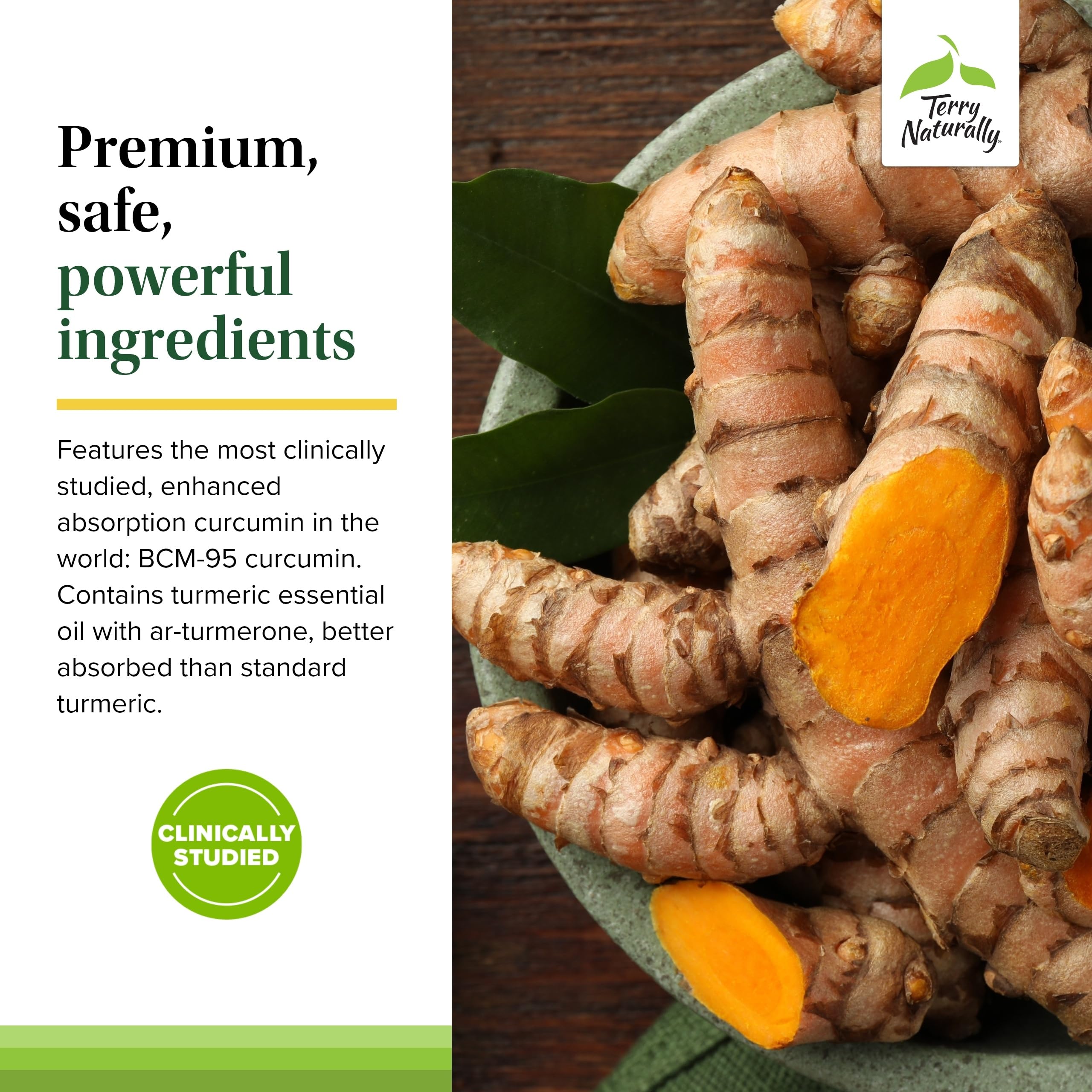 Terry Naturally Curamin Extra Strength - Curcumin & Boswellia for Healthy Circulation Support - Turmeric Supplement to Support Joints, Muscle Health & Endorphin Production - 90 Tablets Terry NaturallyAu supplements