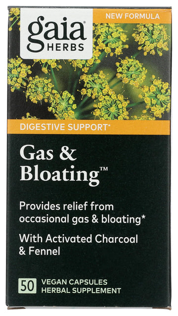 Gaia Herbs Gas & Bloating - Provides Relief from Occasional Gas and Bloating Gaia HerbsUS supplements