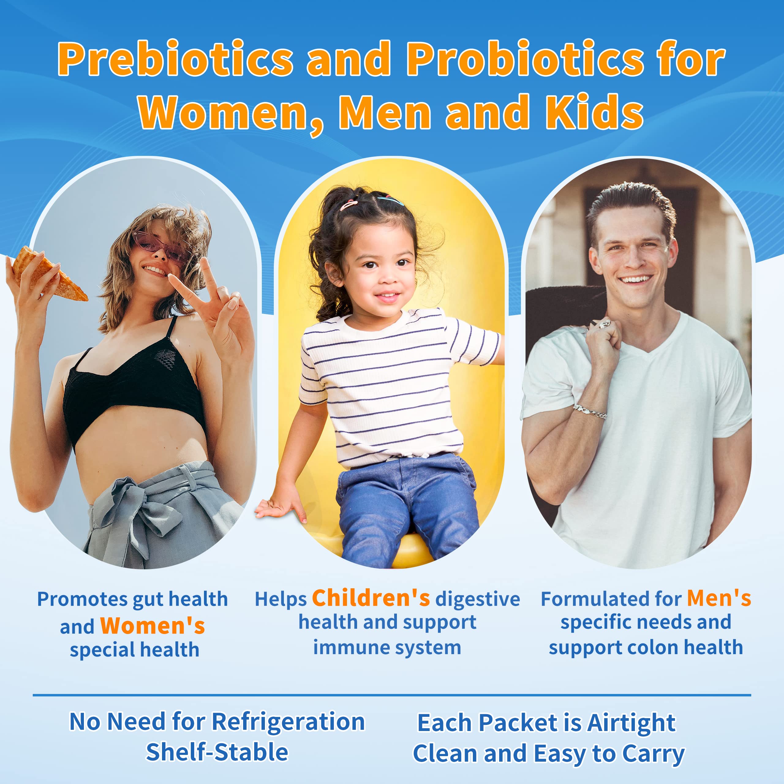 ZEBORA Probiotics for Women, Men and Kids, Prebiotics and Probiotics Powder ZEBORAAu supplements