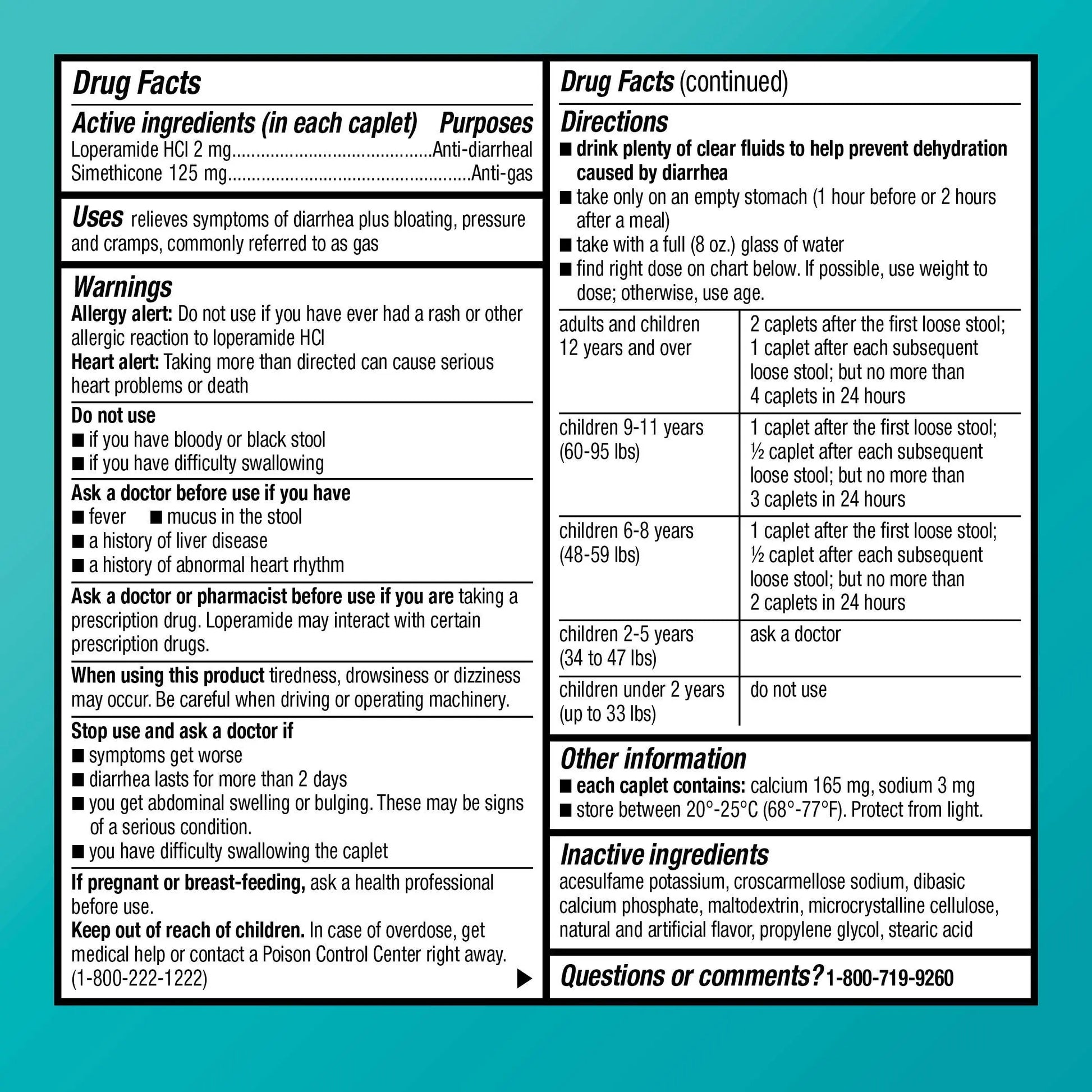 Amazon Basic Care Loperamide Hydrochloride 2 mg and Simethicone 125 mg Tablets, Multi-Symptom Relief, Anti-Diarrheal, Bloating and Cramps, Gas Relief, 24 Count Amazon Basic Carenz supplements